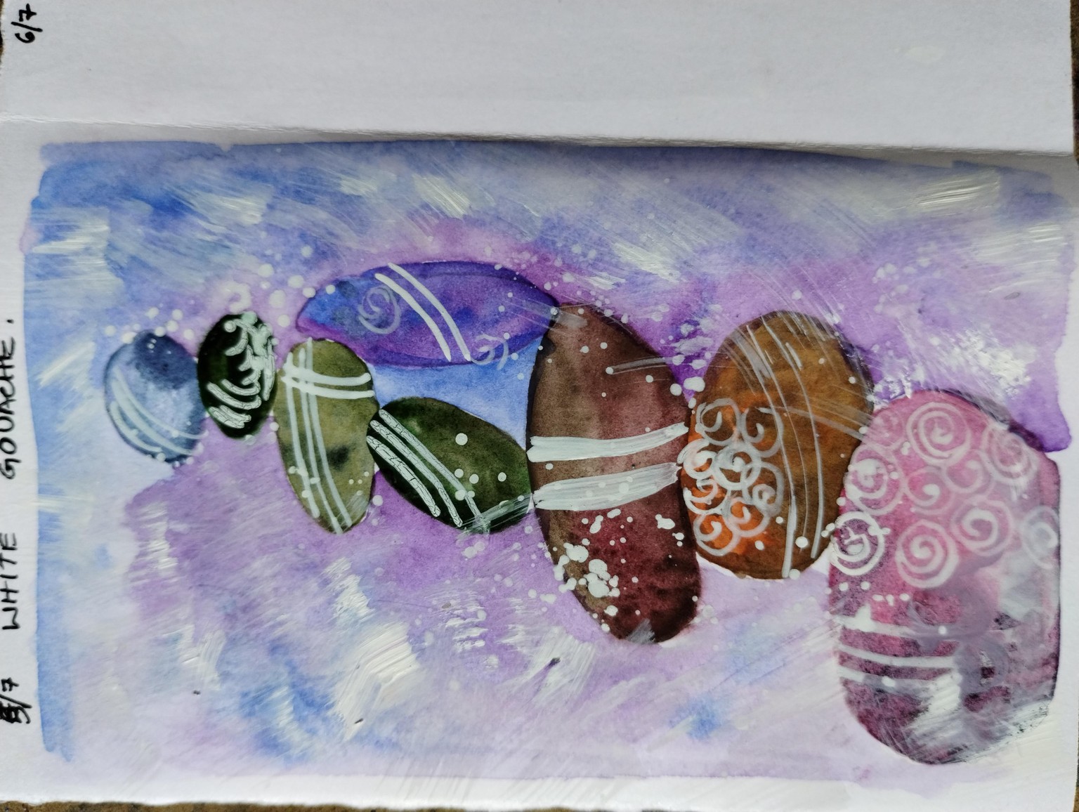 6 Pebbles painting with Eswari - image 3 - student project