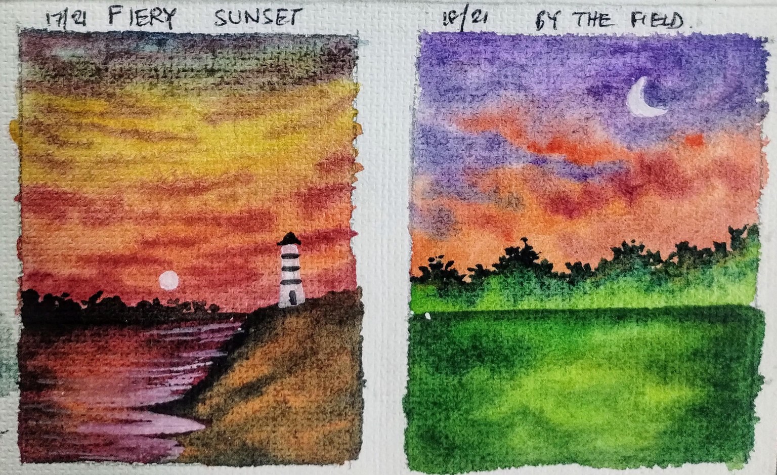 21 days Watercolor challenge with umashree - image 5 - student project