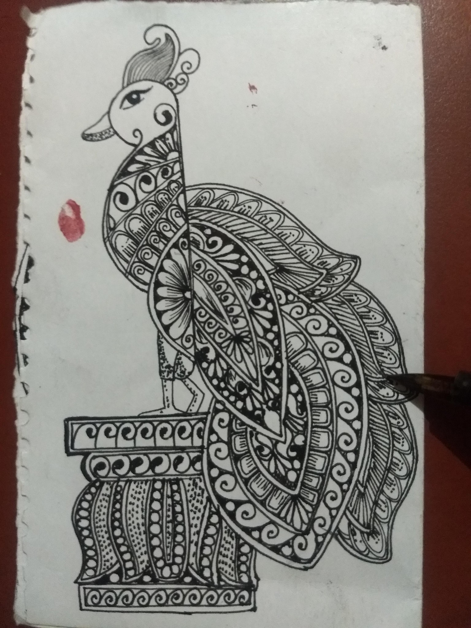 Peacock mandalas with Richa - image 1 - student project