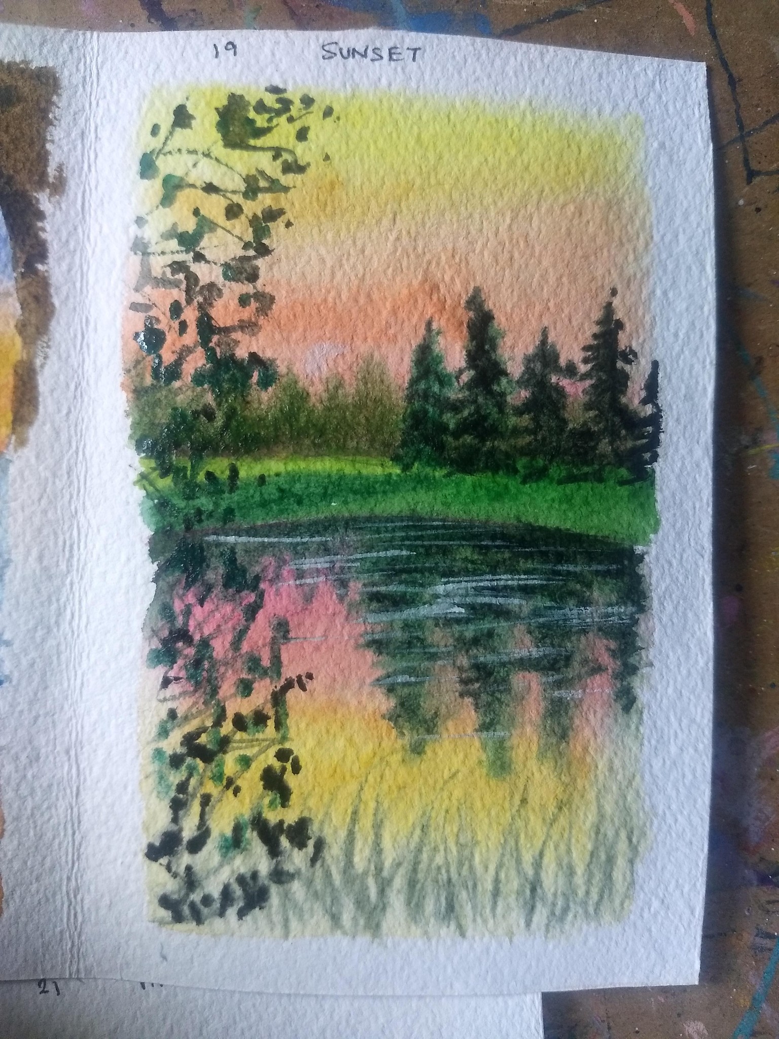 21 days watercolor seascape with umashree - image 4 - student project