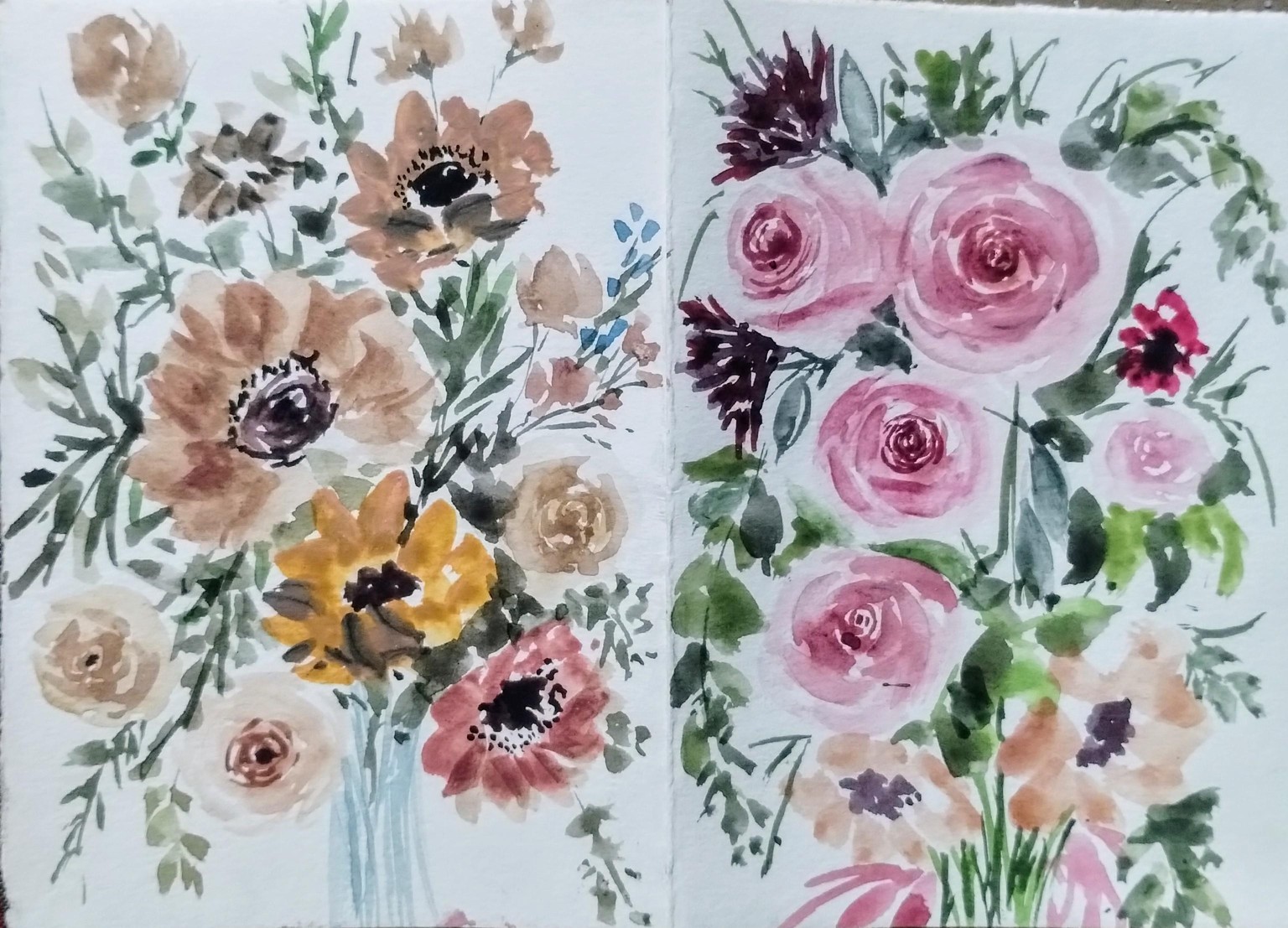 Paint wedding bouquets in watercolor with Jenny - image 1 - student project