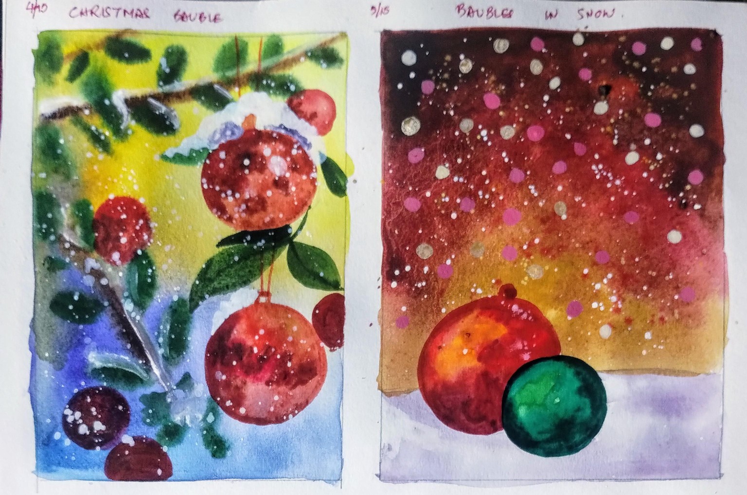 15 festive painting for magical Christmas with Geethu - image 6 - student project