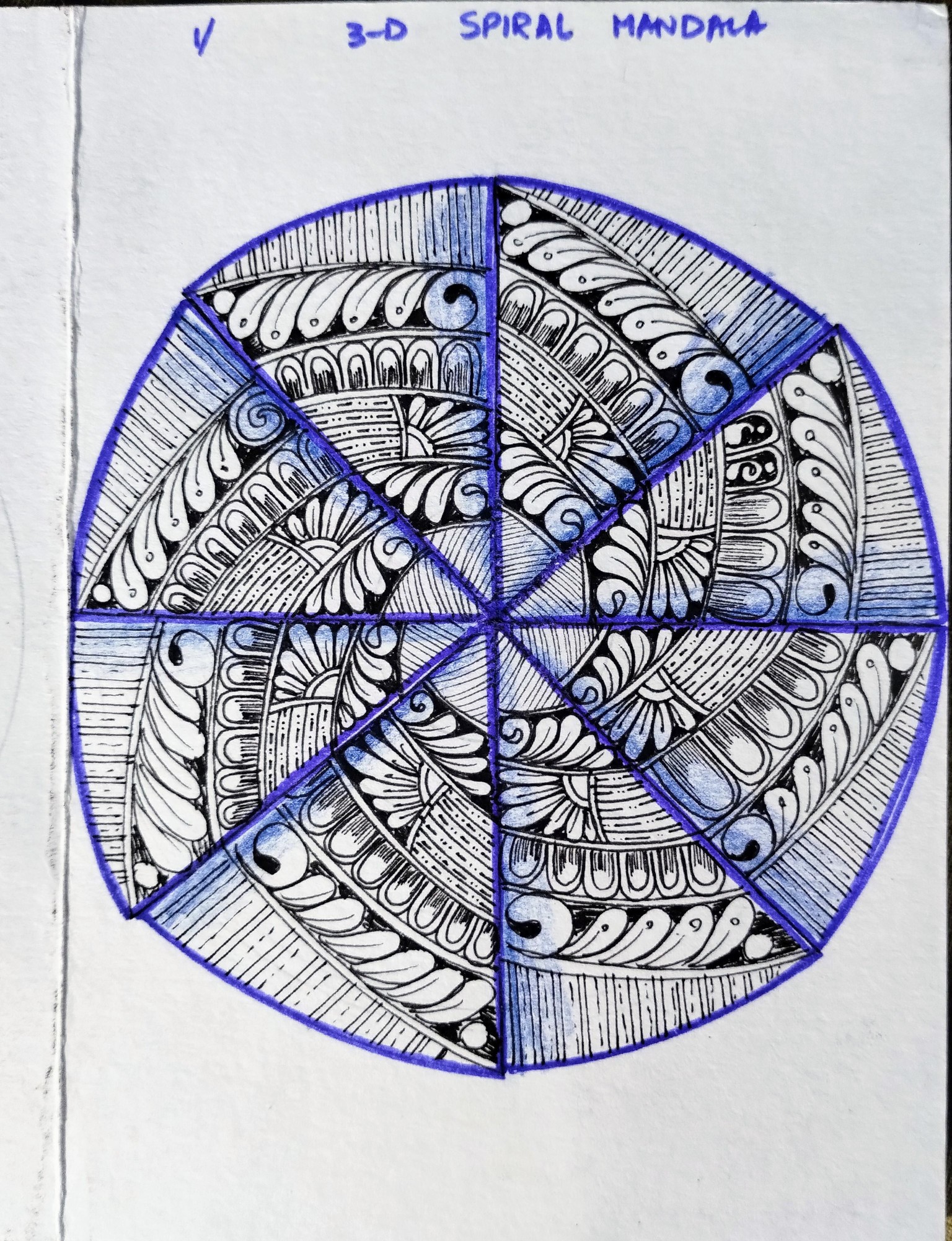 Mini mandala with Richa - image 2 - student project