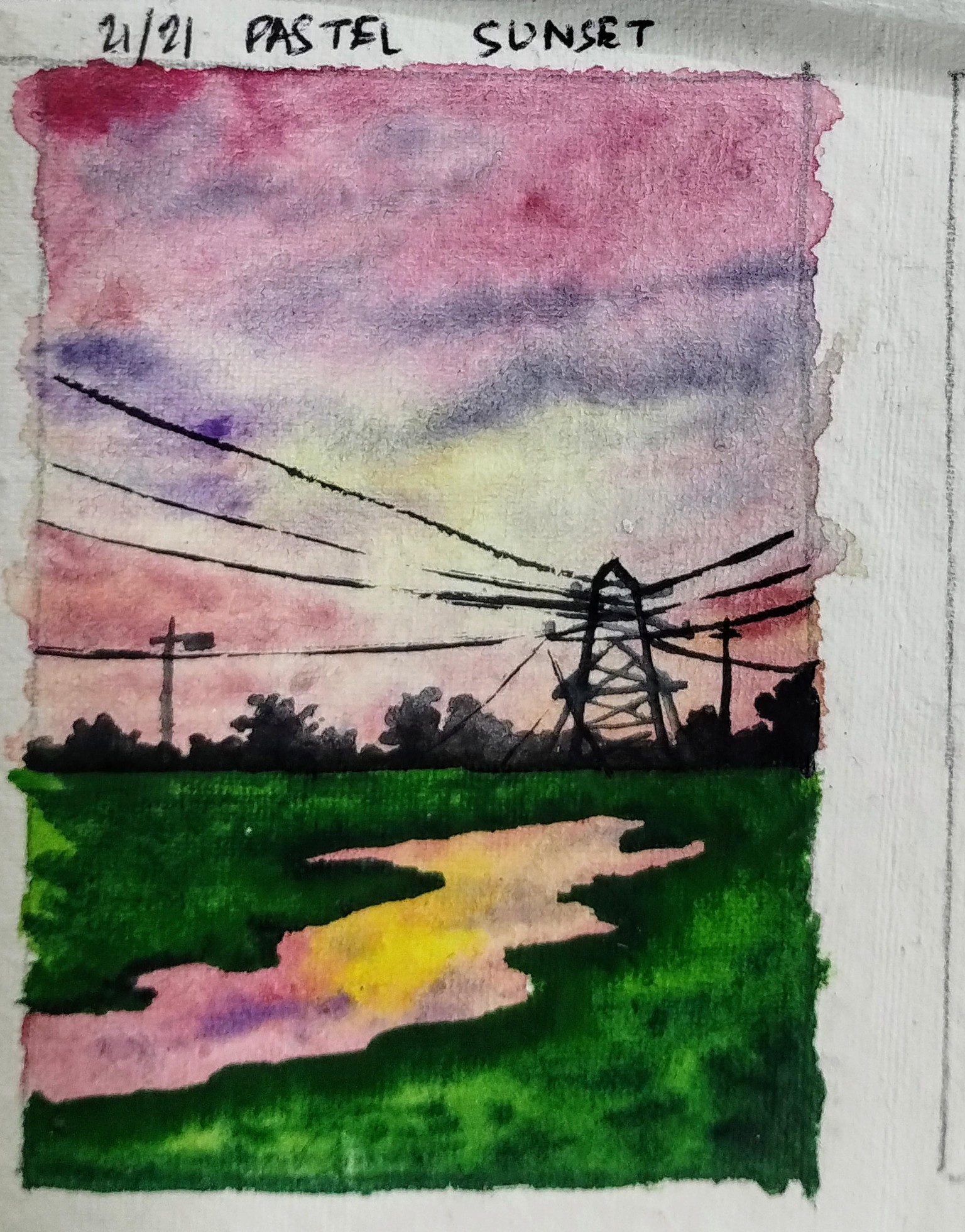 21 days Watercolor challenge with umashree - image 1 - student project