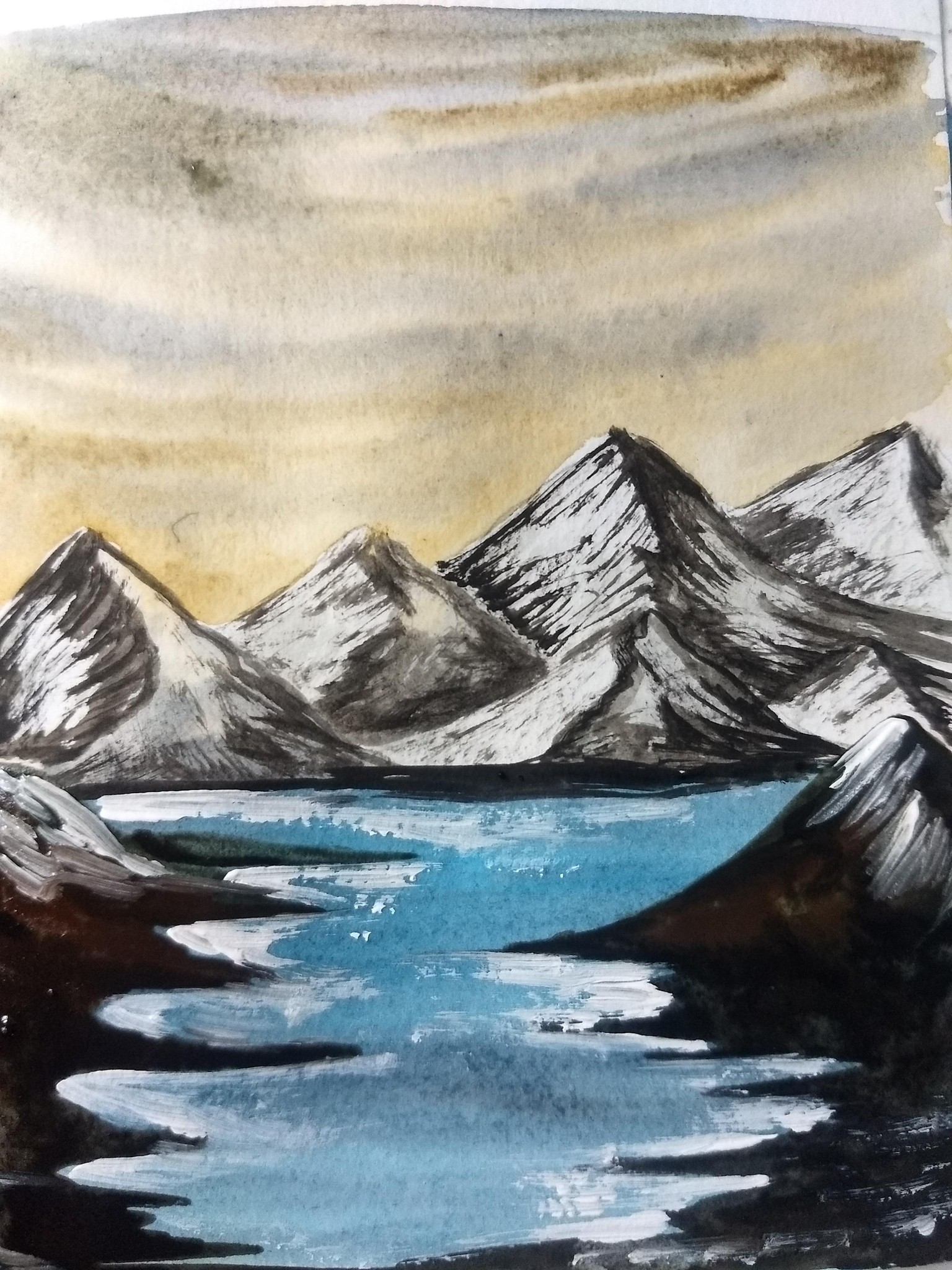 Winter landscape with Umashree - image 28 - student project