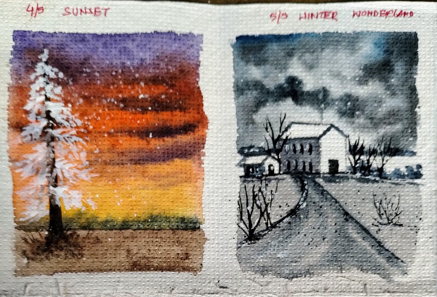 5 Polaroid winter illustration with Dhritikana - image 4 - student project