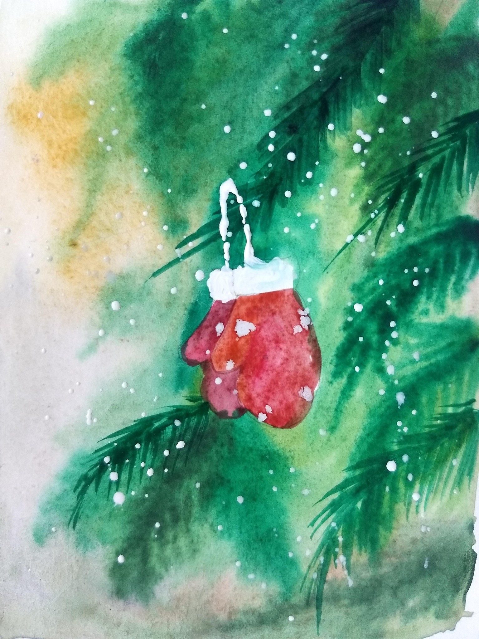 Winter landscape with Umashree - image 8 - student project