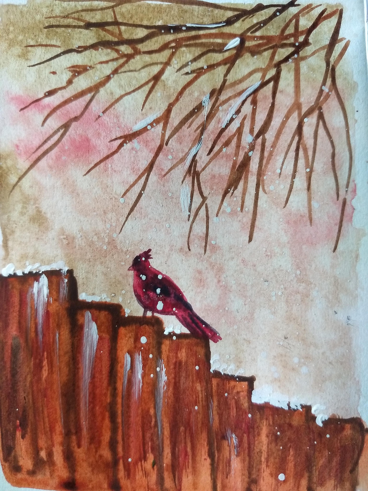Winter landscape with Umashree - image 4 - student project