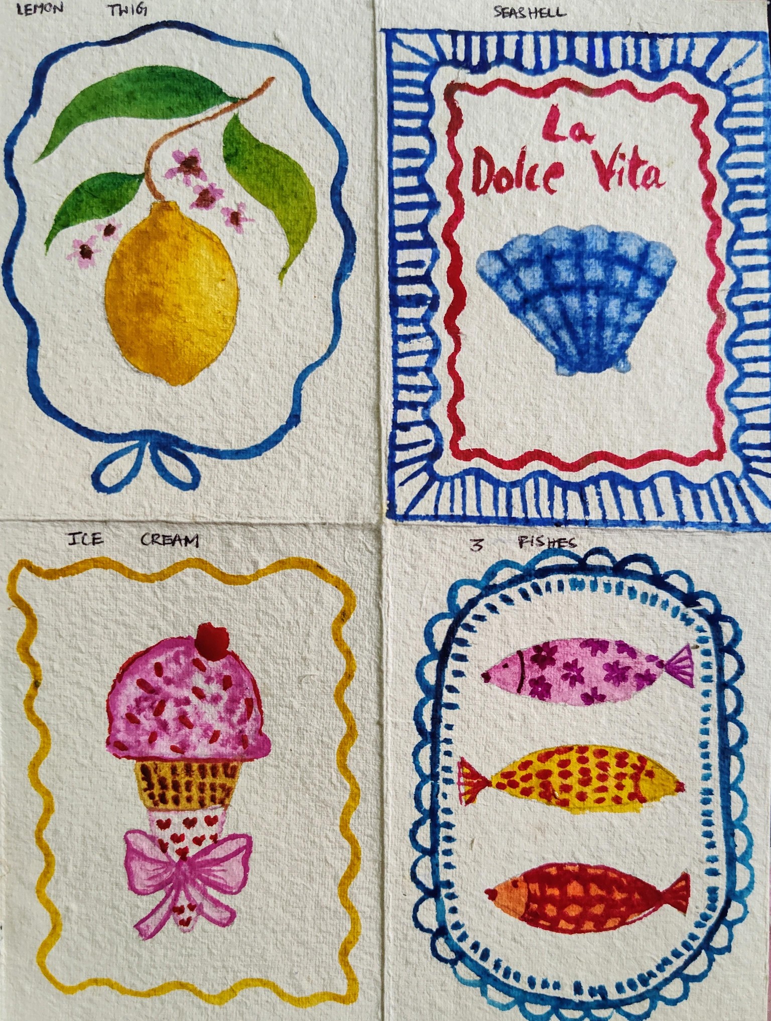 Sweet summer watercolor with Garima - image 1 - student project