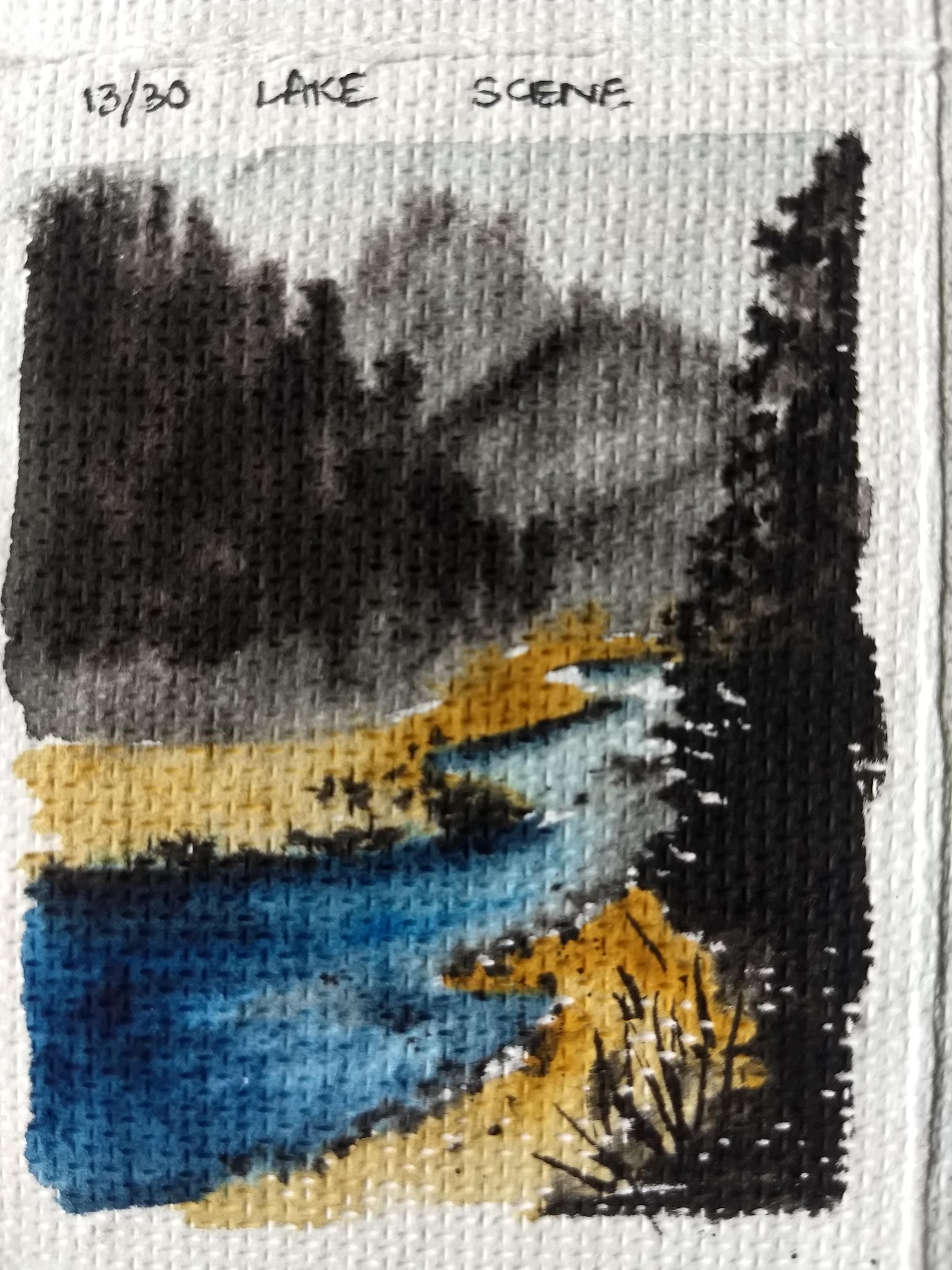 30 moody landscape in watercolor - image 13 - student project