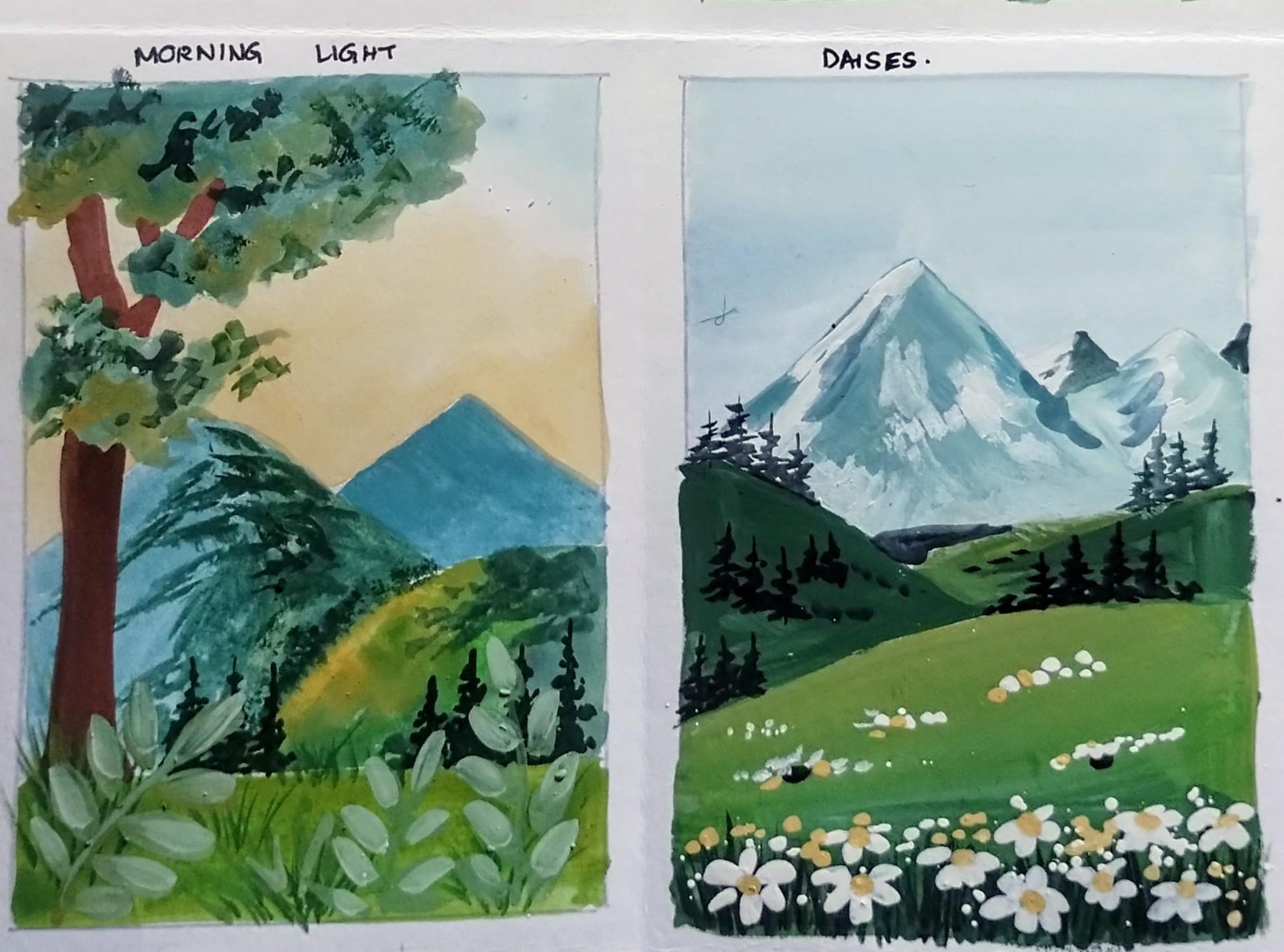 Master gouache landscape with femvisionary - image 1 - student project