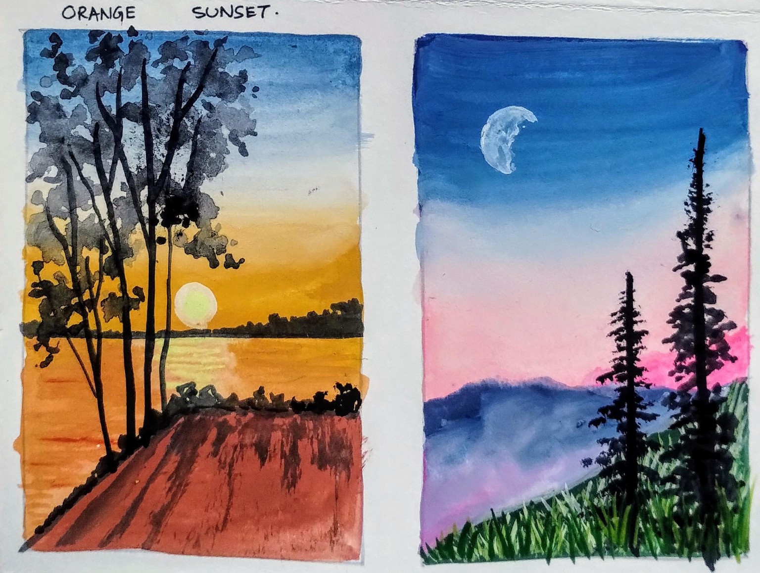 15 days landscape painting with MOHINI - image 1 - student project