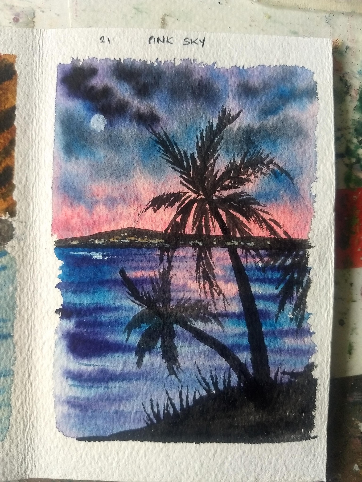 21 days watercolor seascape with umashree - image 3 - student project