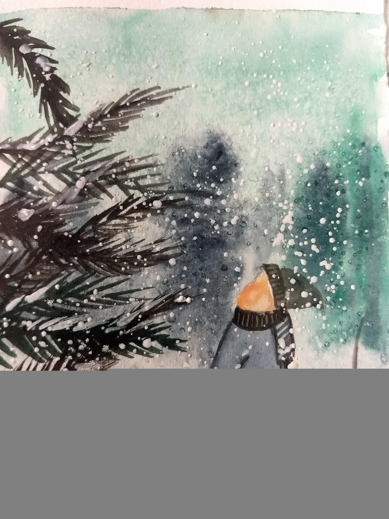 Winter landscape with Umashree - image 7 - student project