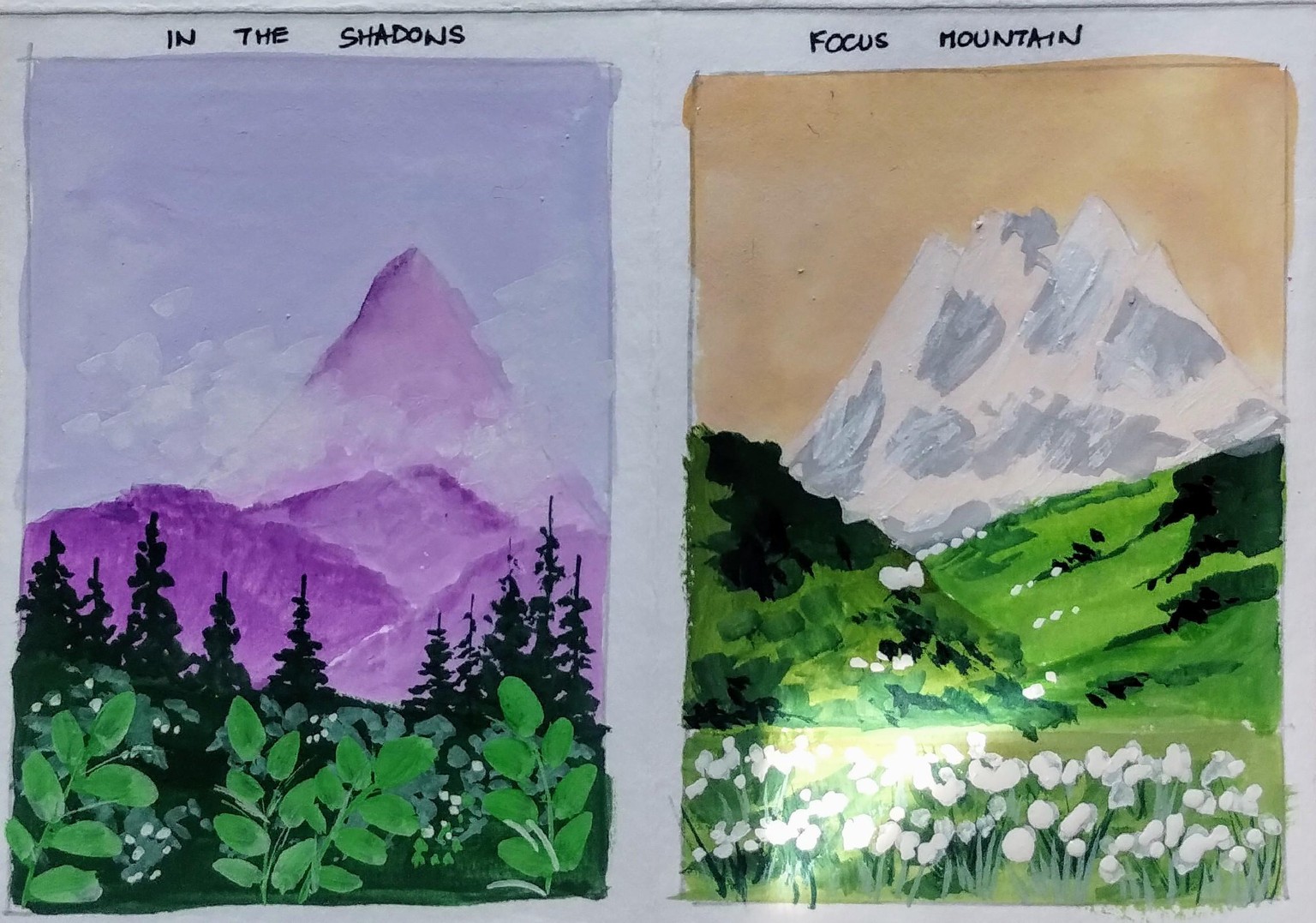 Master gouache landscape with femvisionary - image 3 - student project