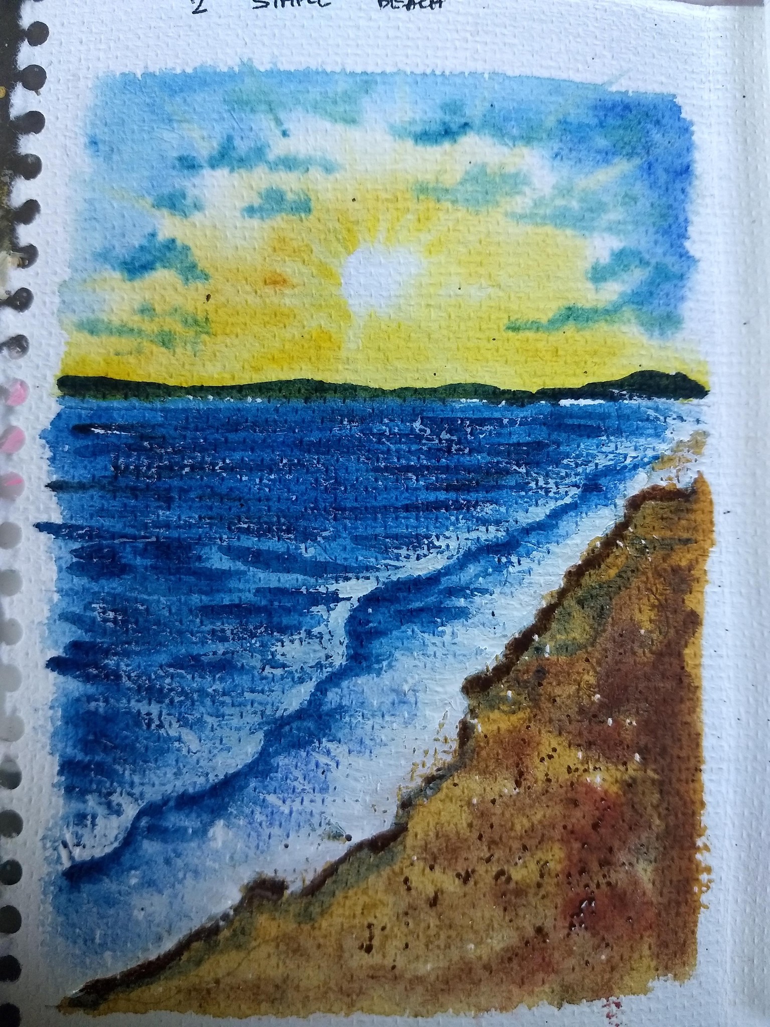 21 days watercolor seascape with umashree - image 21 - student project