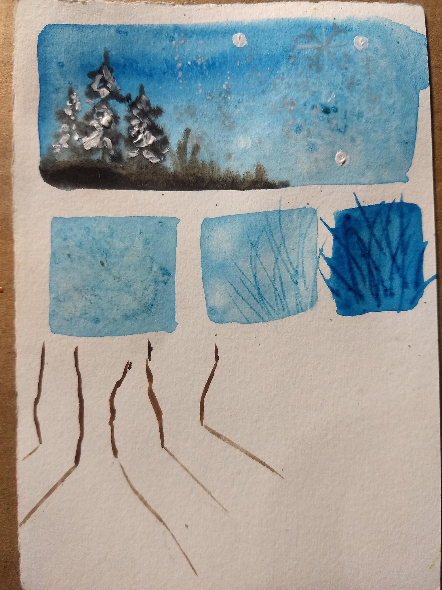 Winter landscape with Umashree - image 33 - student project