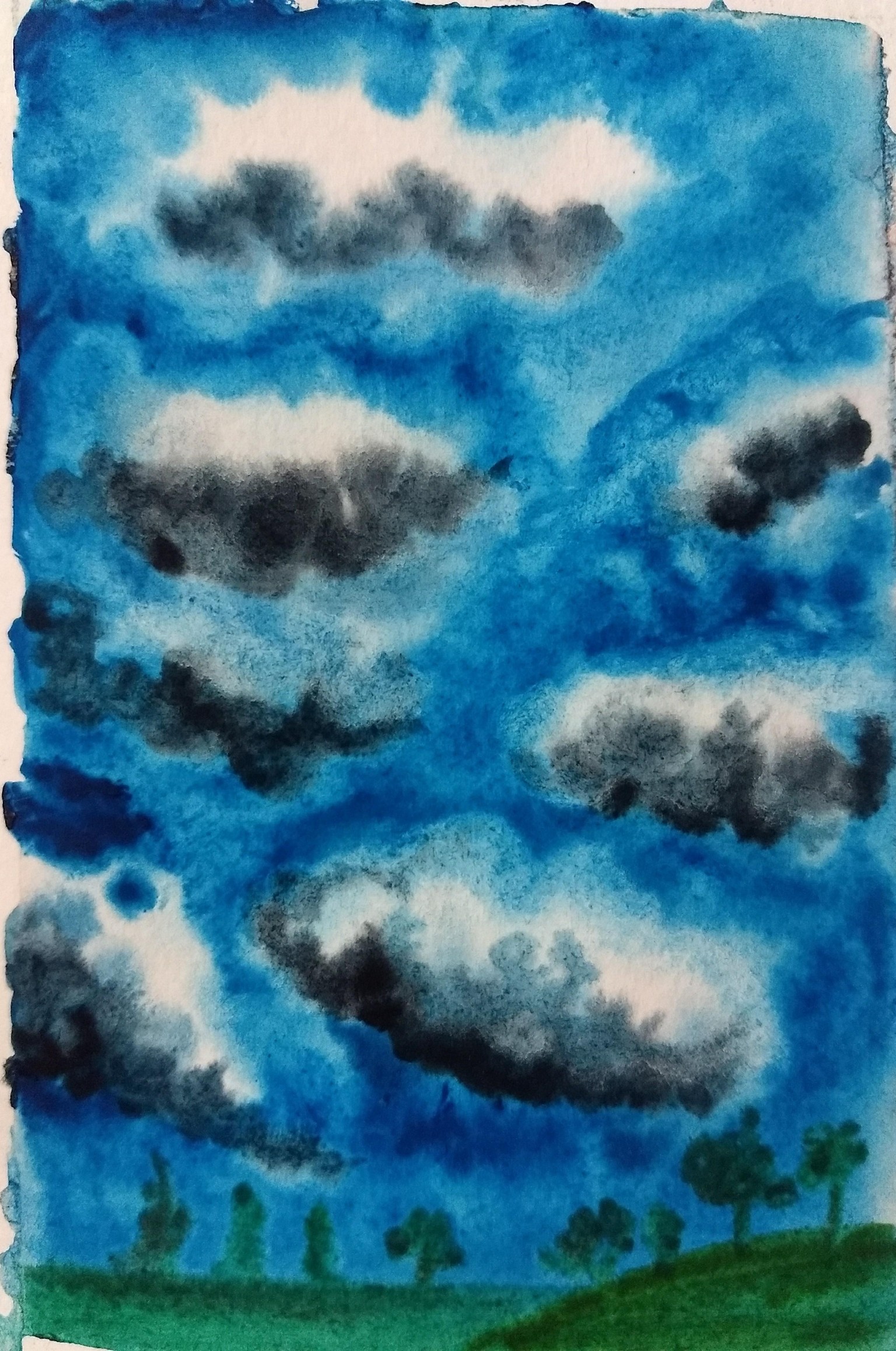 Watercolor skies with Nilam - image 15 - student project