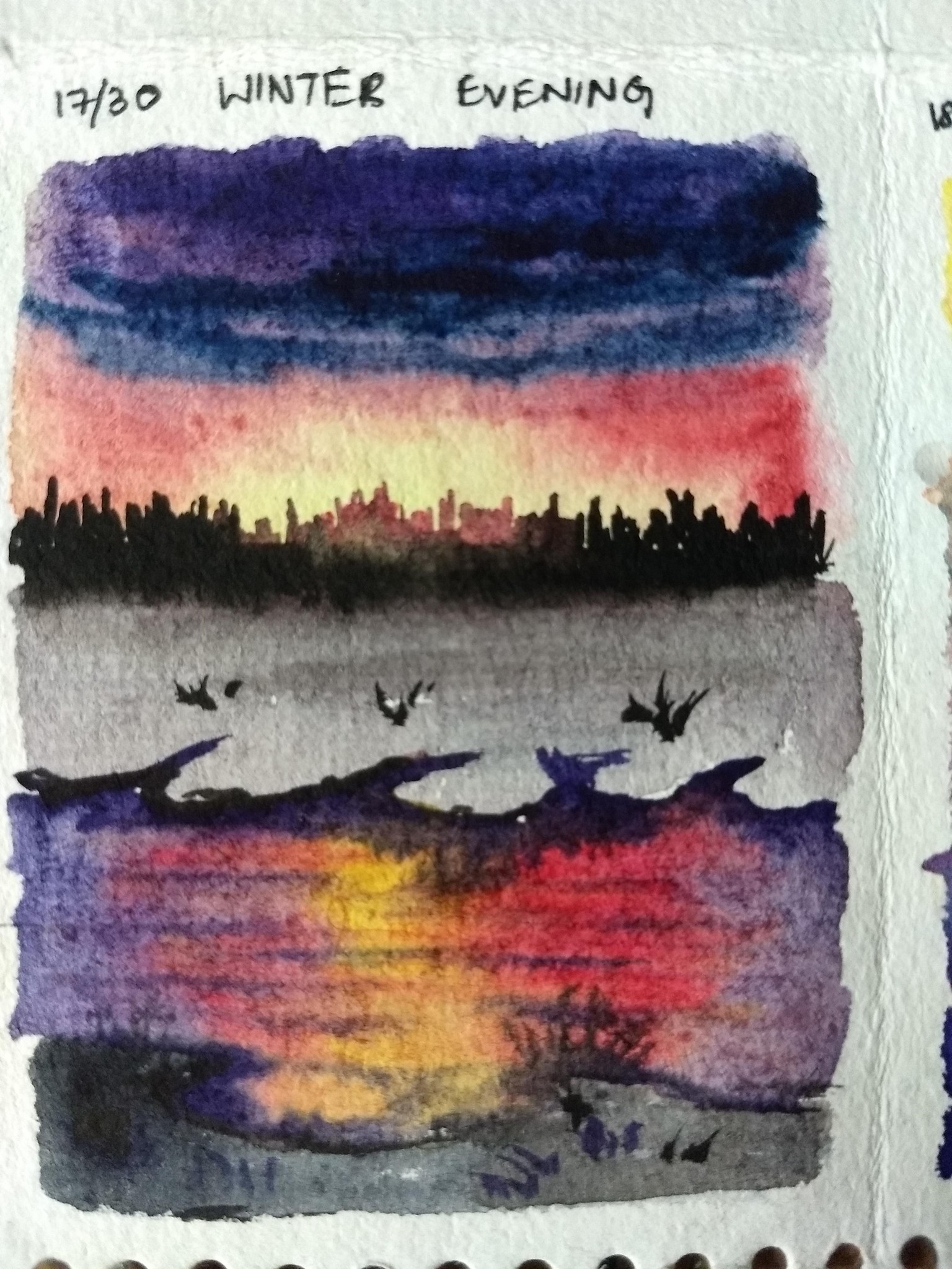 30 moody landscape in watercolor - image 5 - student project