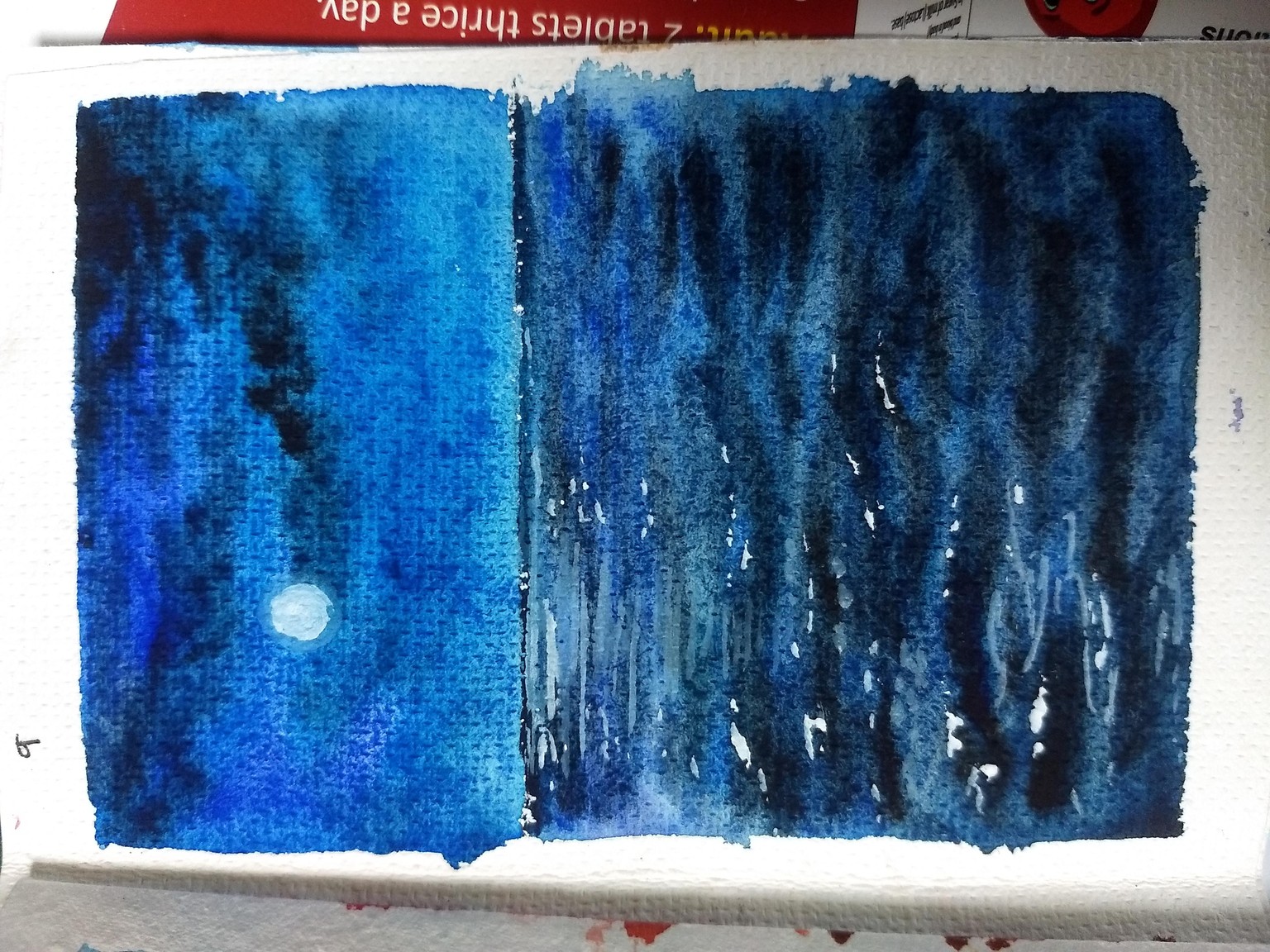 21 days watercolor seascape with umashree - image 10 - student project