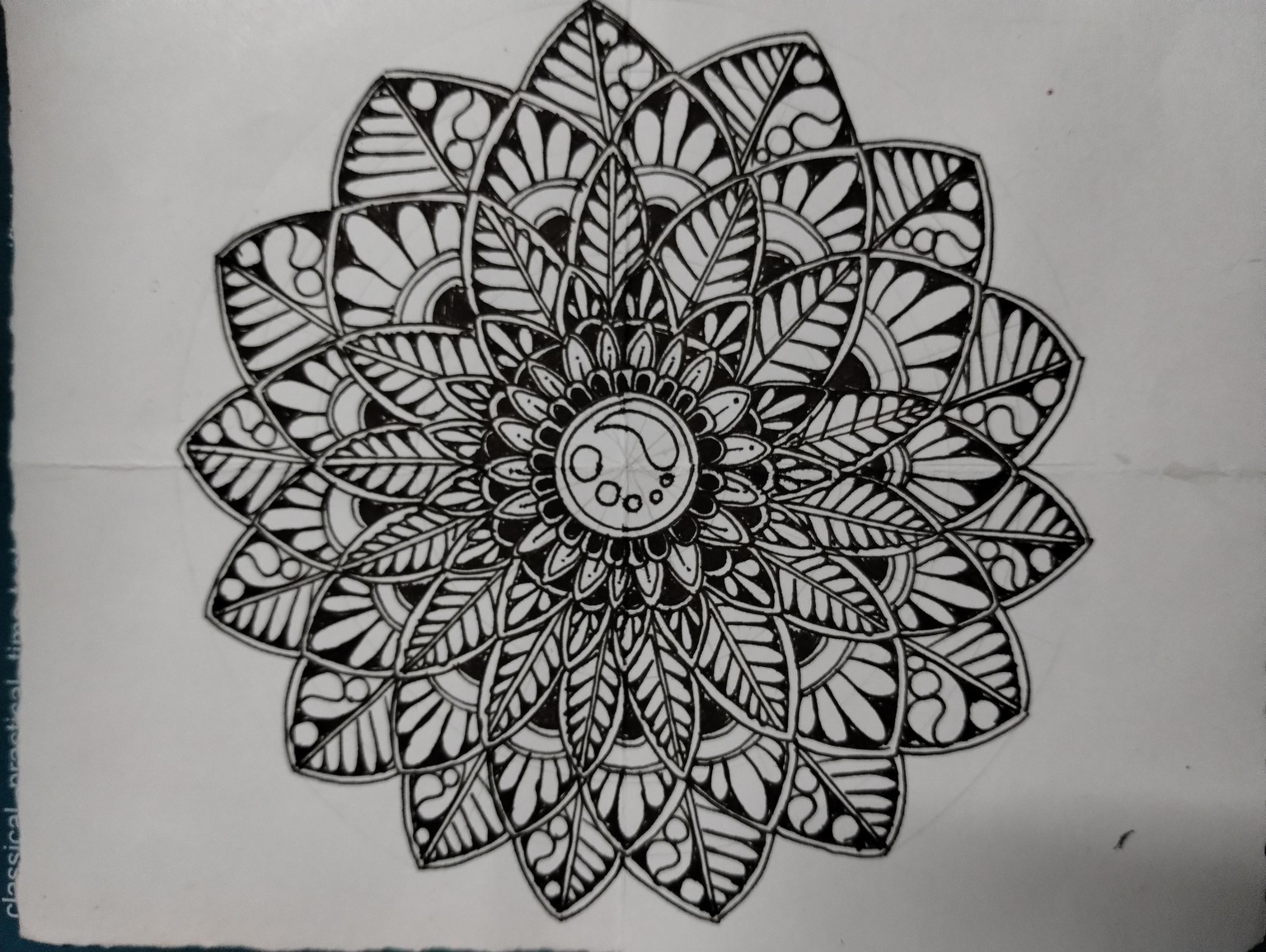 Mandala with Kirti - image 1 - student project
