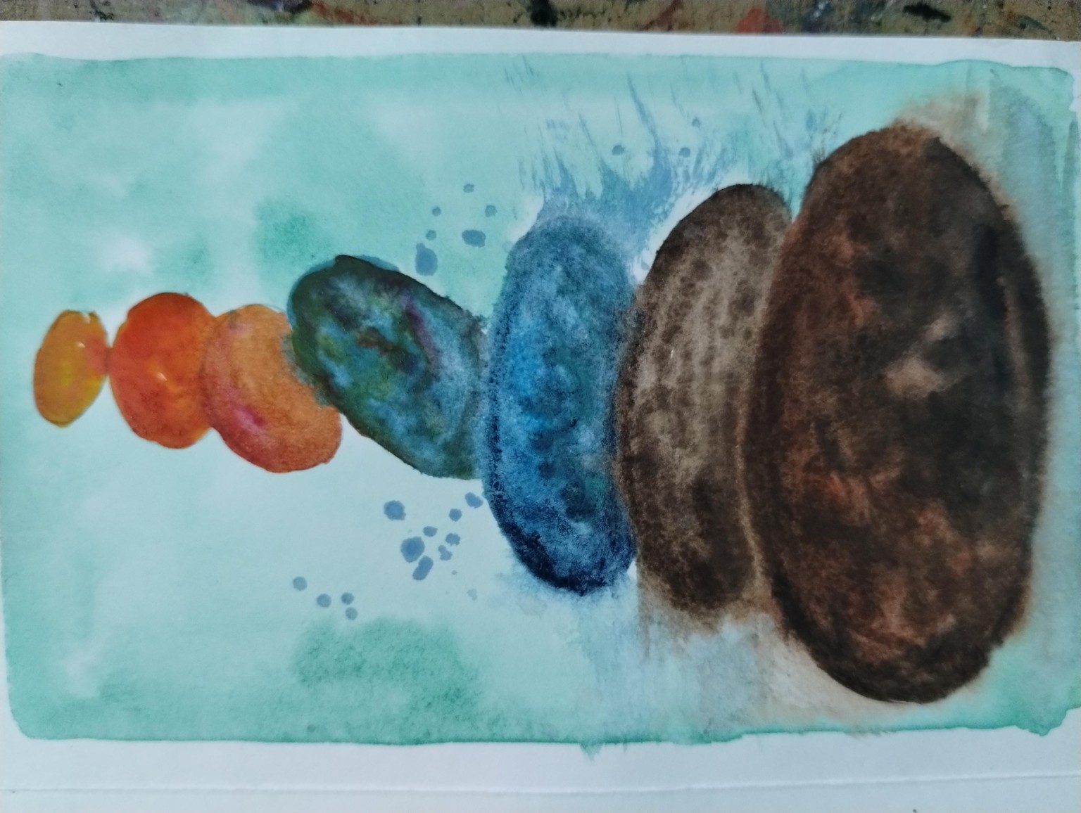 6 Pebbles painting with Eswari - image 6 - student project