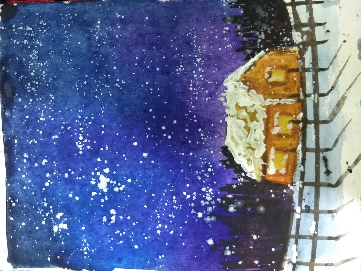 Winter landscape with Umashree - image 1 - student project