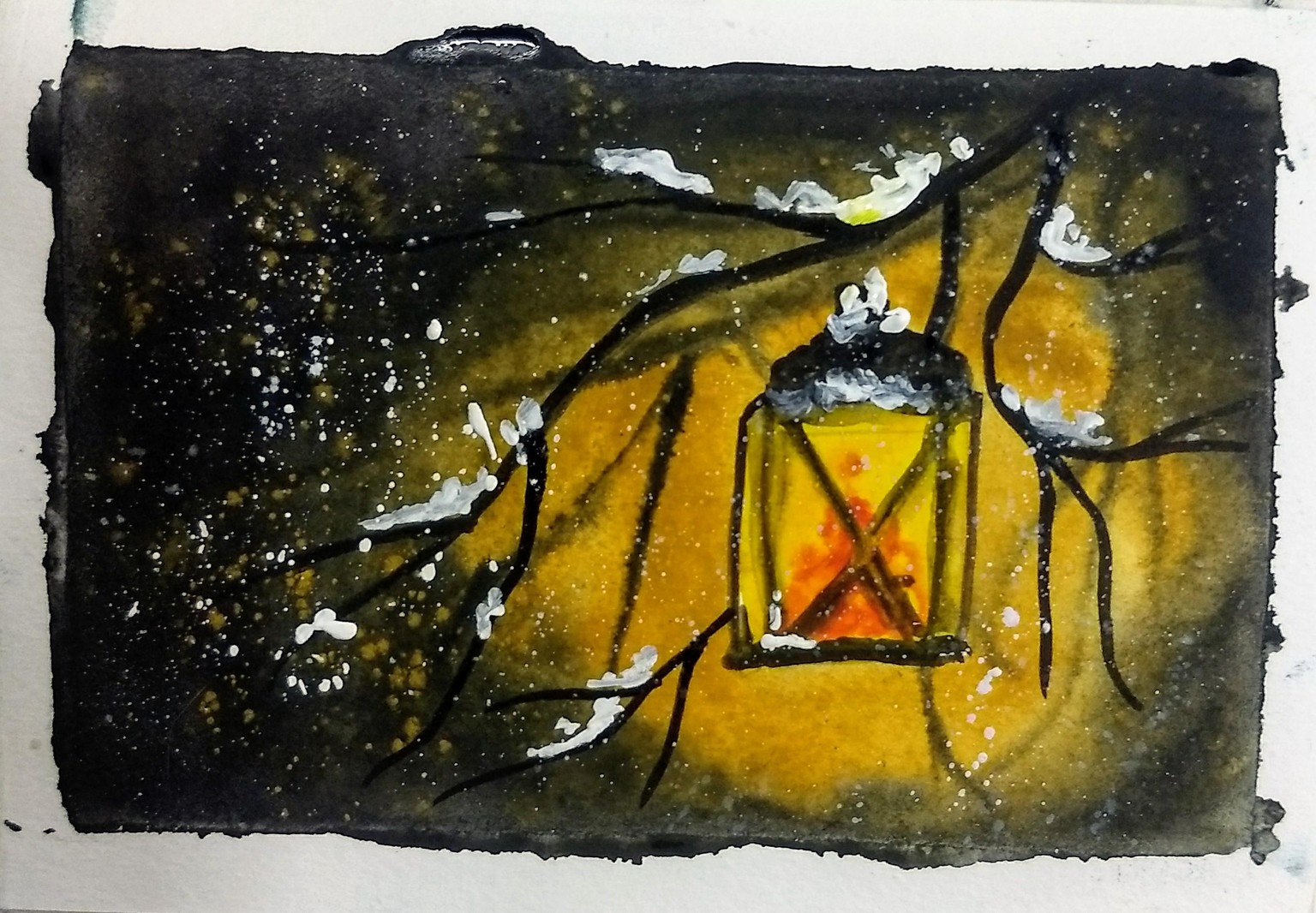 Watercolor landscape by sukrutha - image 7 - student project