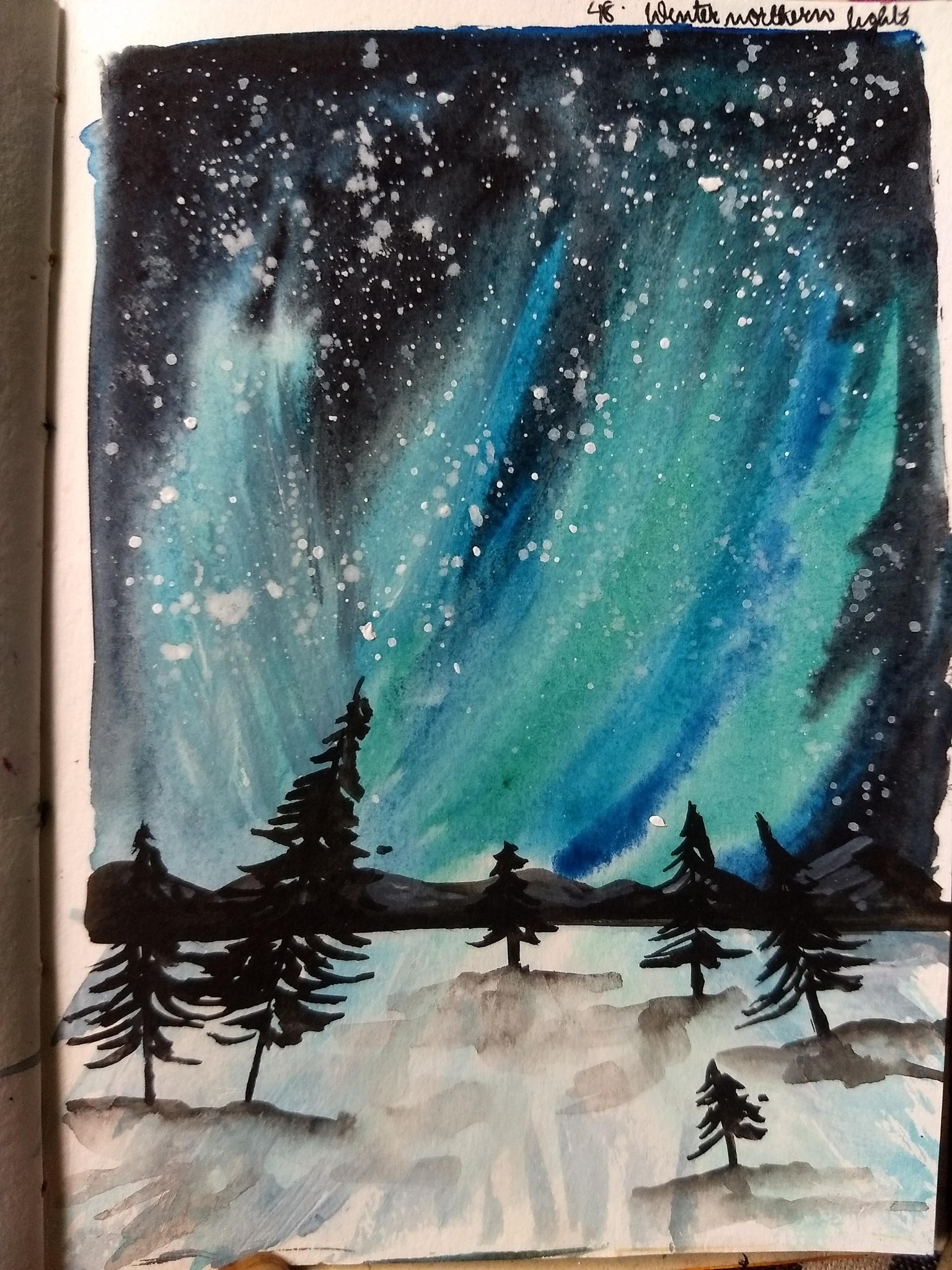 50 days watercolor with Umashree - image 1 - student project