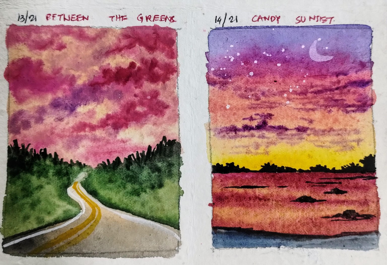 21 days Watercolor challenge with umashree - image 3 - student project