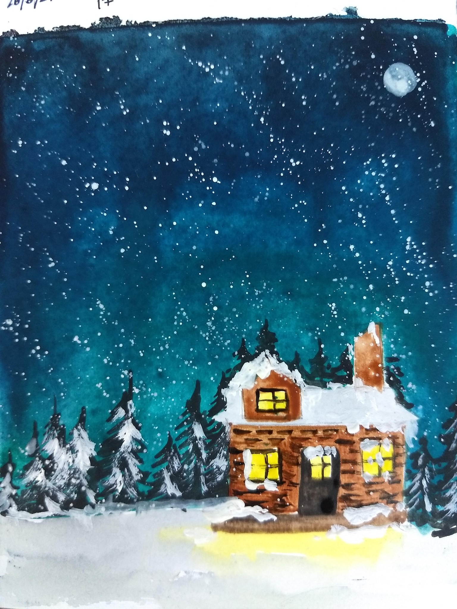 Winter landscape with Umashree - image 19 - student project
