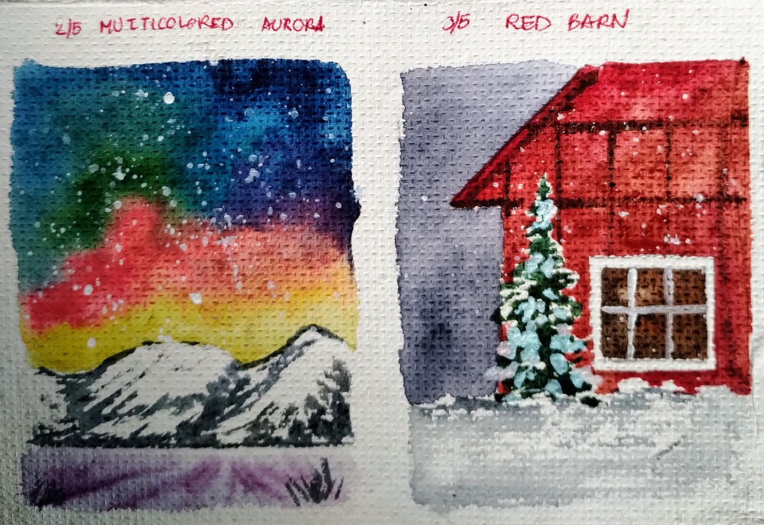 5 Polaroid winter illustration with Dhritikana - image 2 - student project