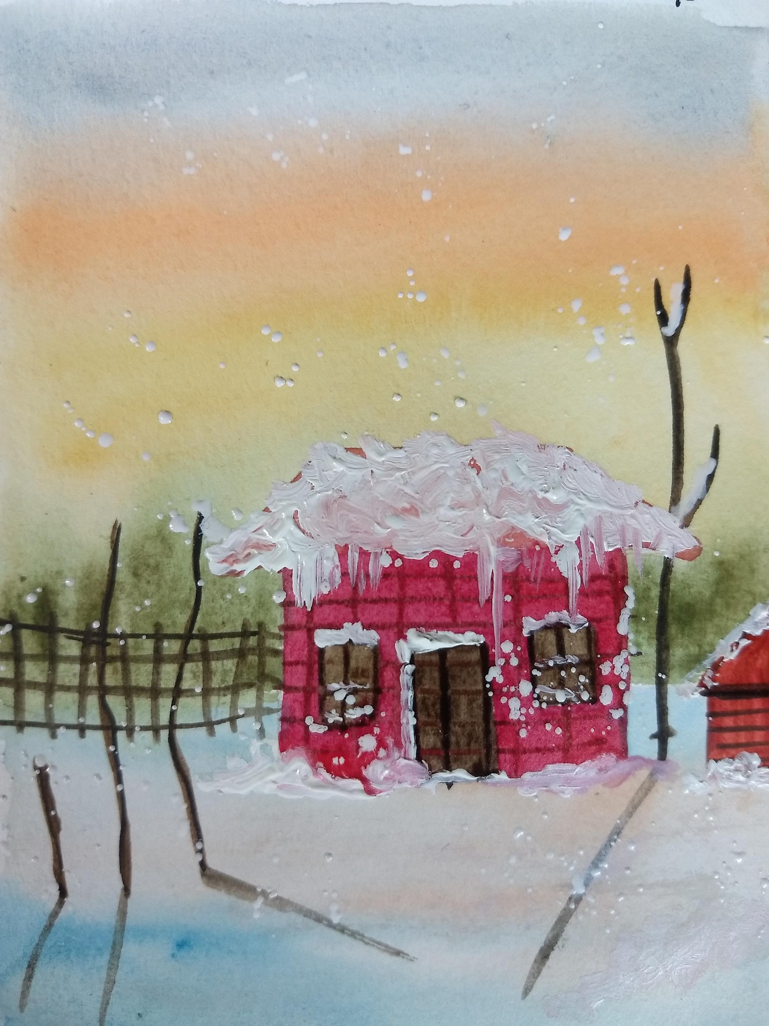 Winter landscape with Umashree - image 31 - student project