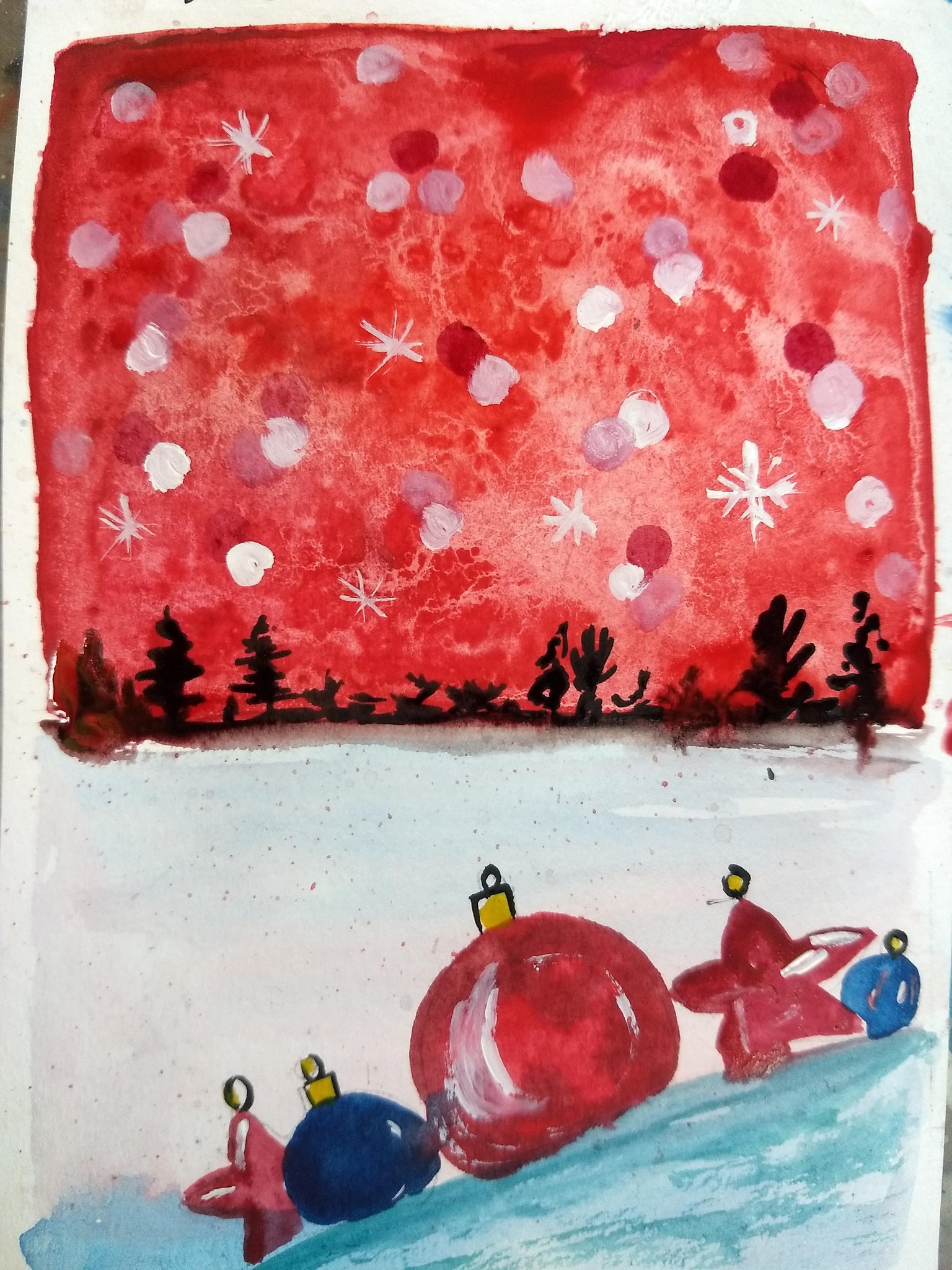 Winter landscape with Umashree - image 11 - student project
