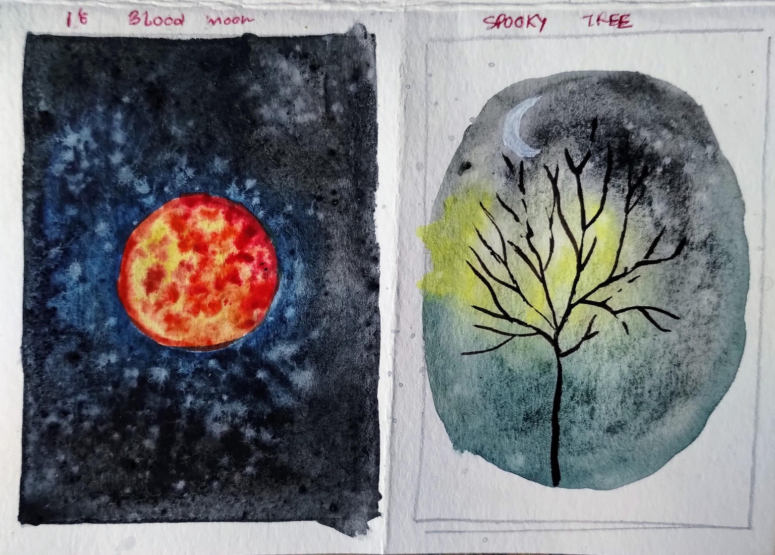 Halloween postcard with Manishaa - image 2 - student project