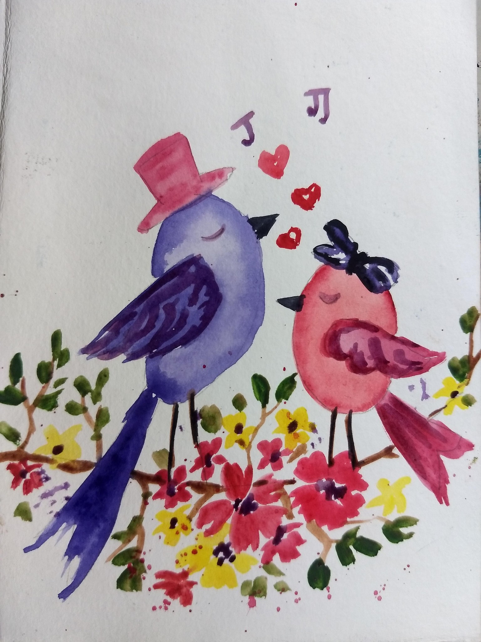 Valentine love cards with Lavina - image 2 - student project