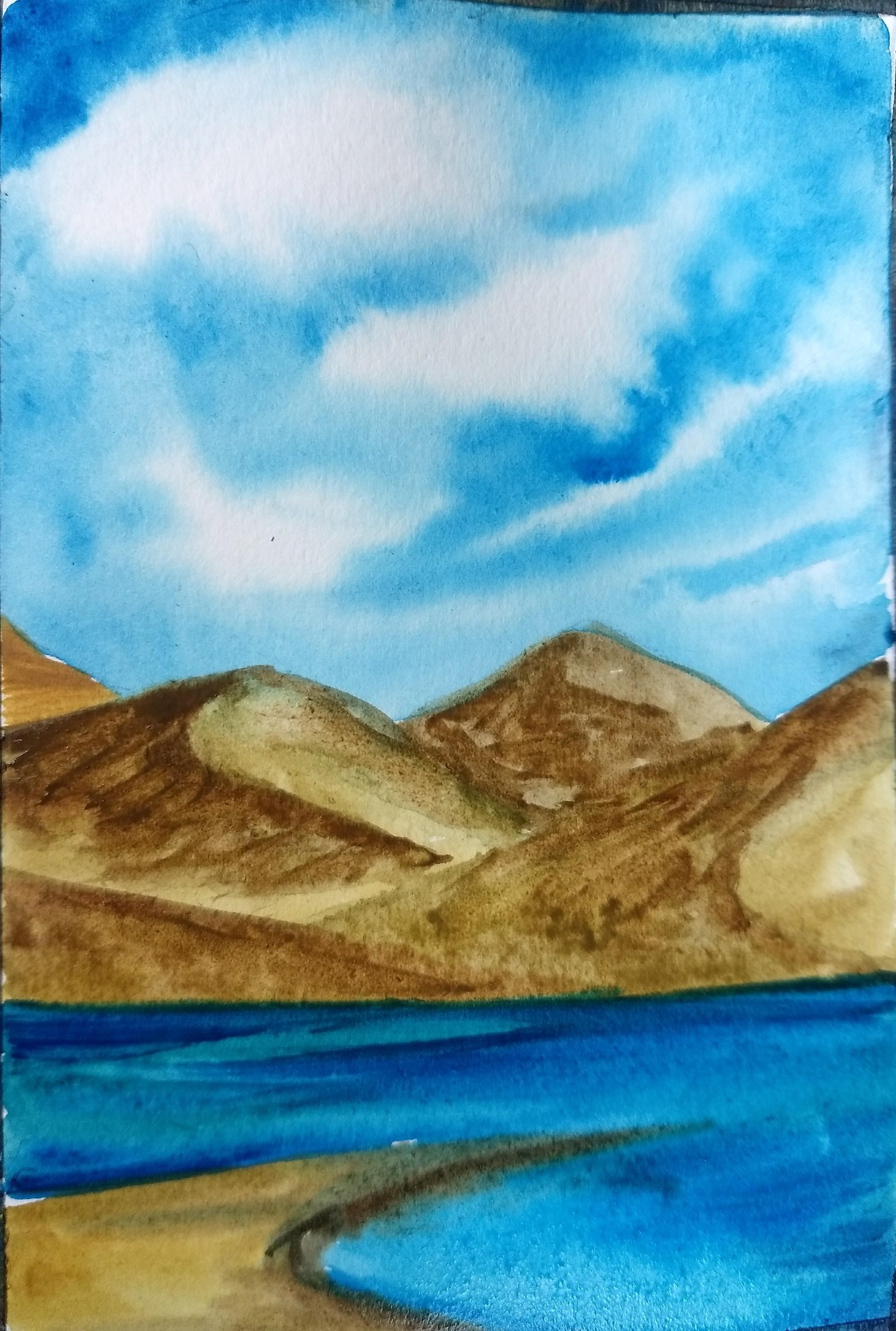 Watercolor skies with Nilam - image 14 - student project