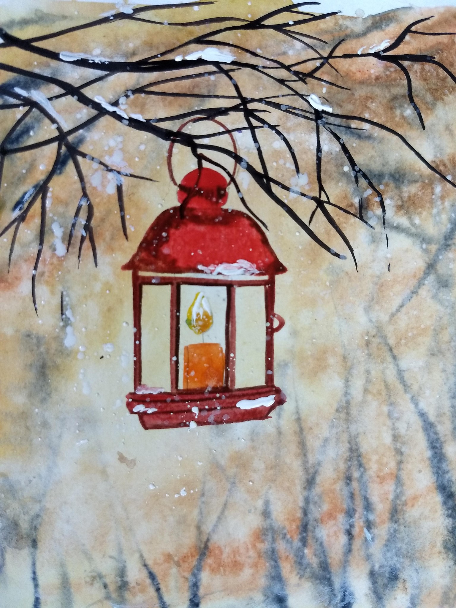 Winter landscape with Umashree - image 27 - student project