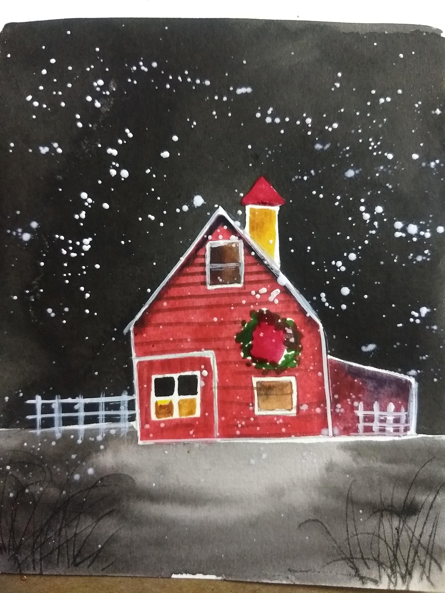 Winter landscape with Umashree - image 14 - student project