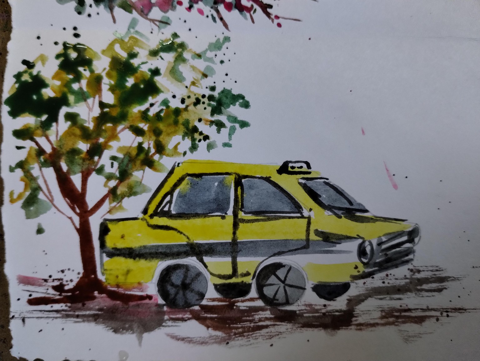Everyday outdoor painting with Khadija - image 3 - student project