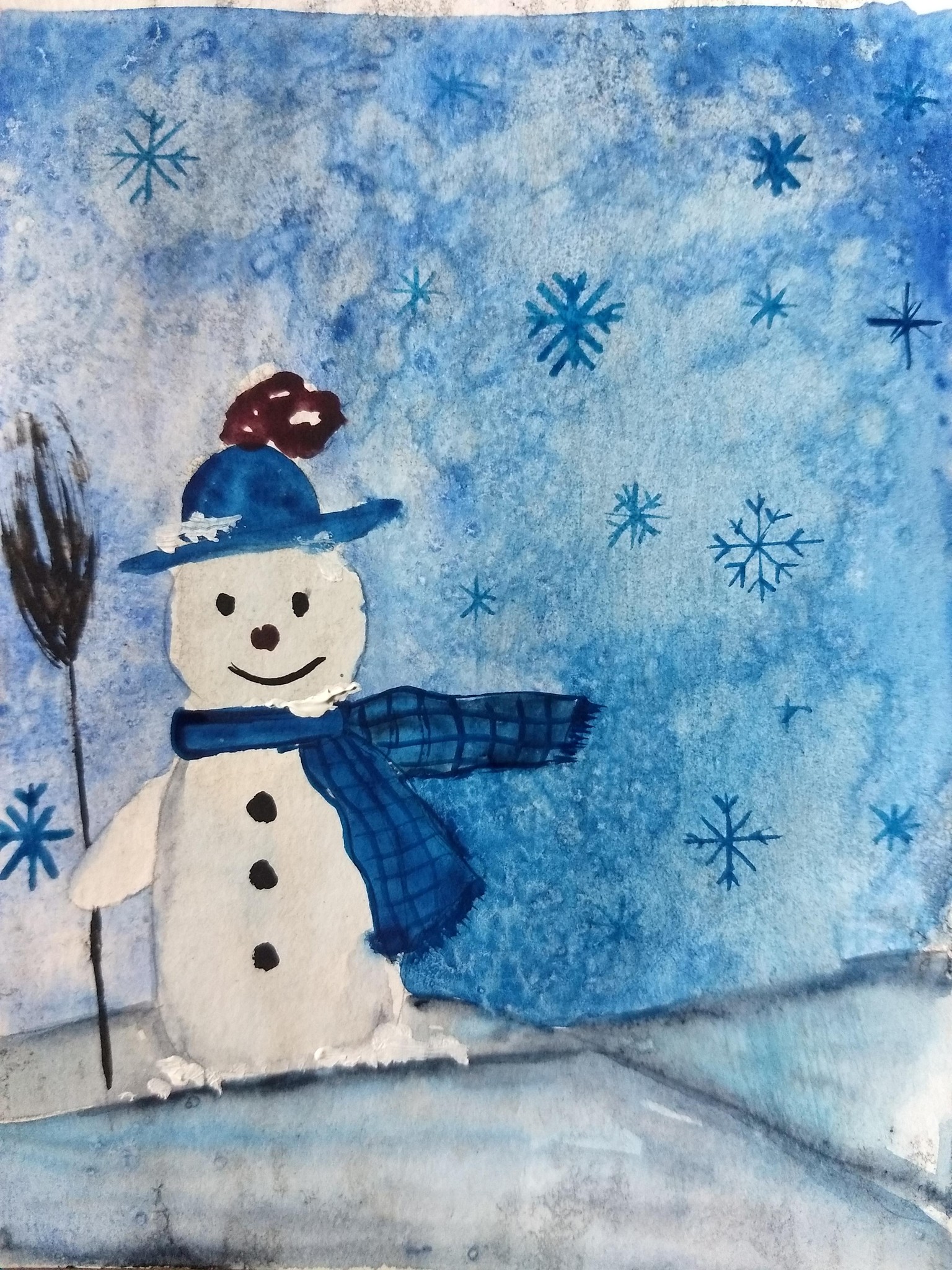 Winter landscape with Umashree - image 23 - student project