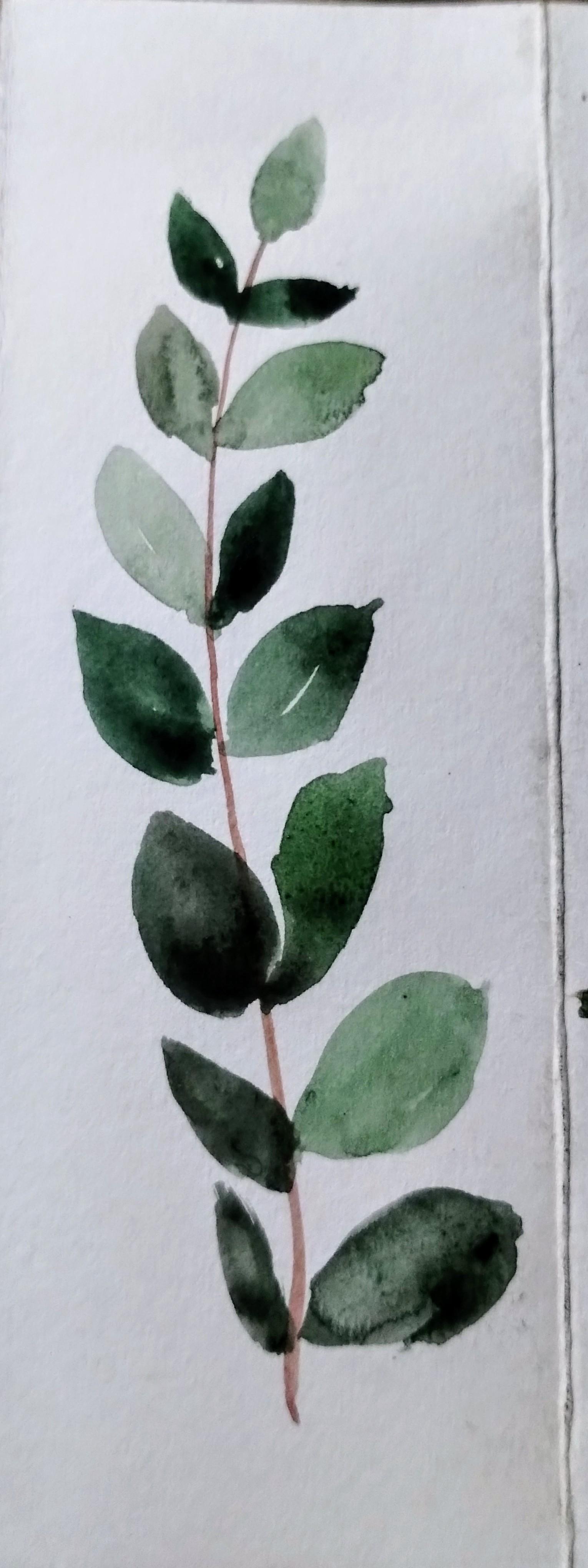 Painting botanical from live reference with Garima - image 1 - student project