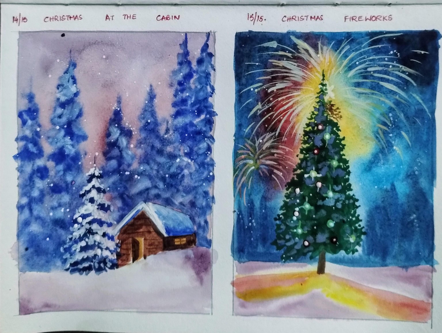15 festive painting for magical Christmas with Geethu - image 2 - student project