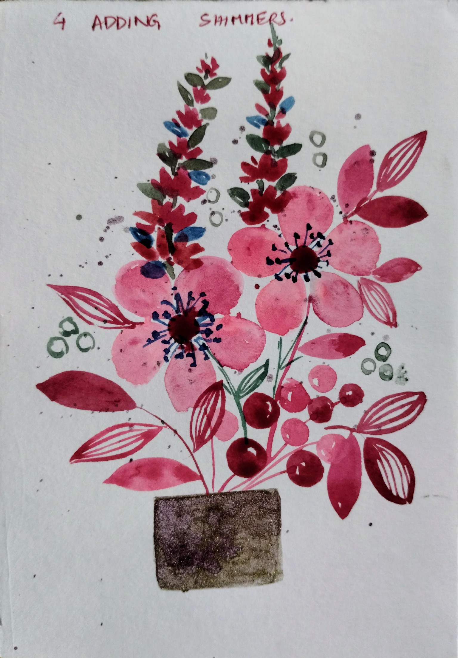 Week 3 -15 days pastel florals with Femvisionary - image 7 - student project