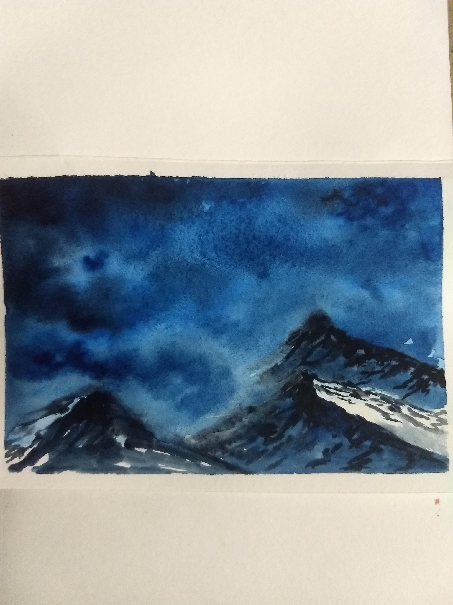 Watercolor landscape by sukrutha - image 12 - student project