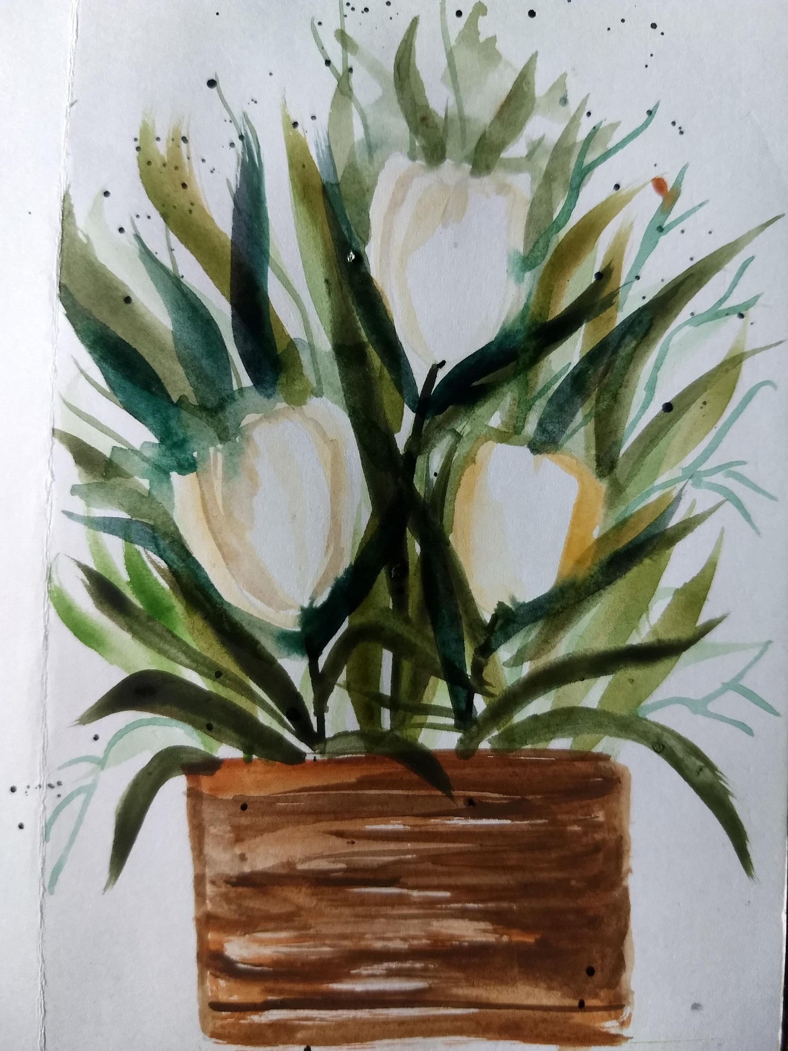 Creative ways to paint white in watercolor with Jenny - image 5 - student project