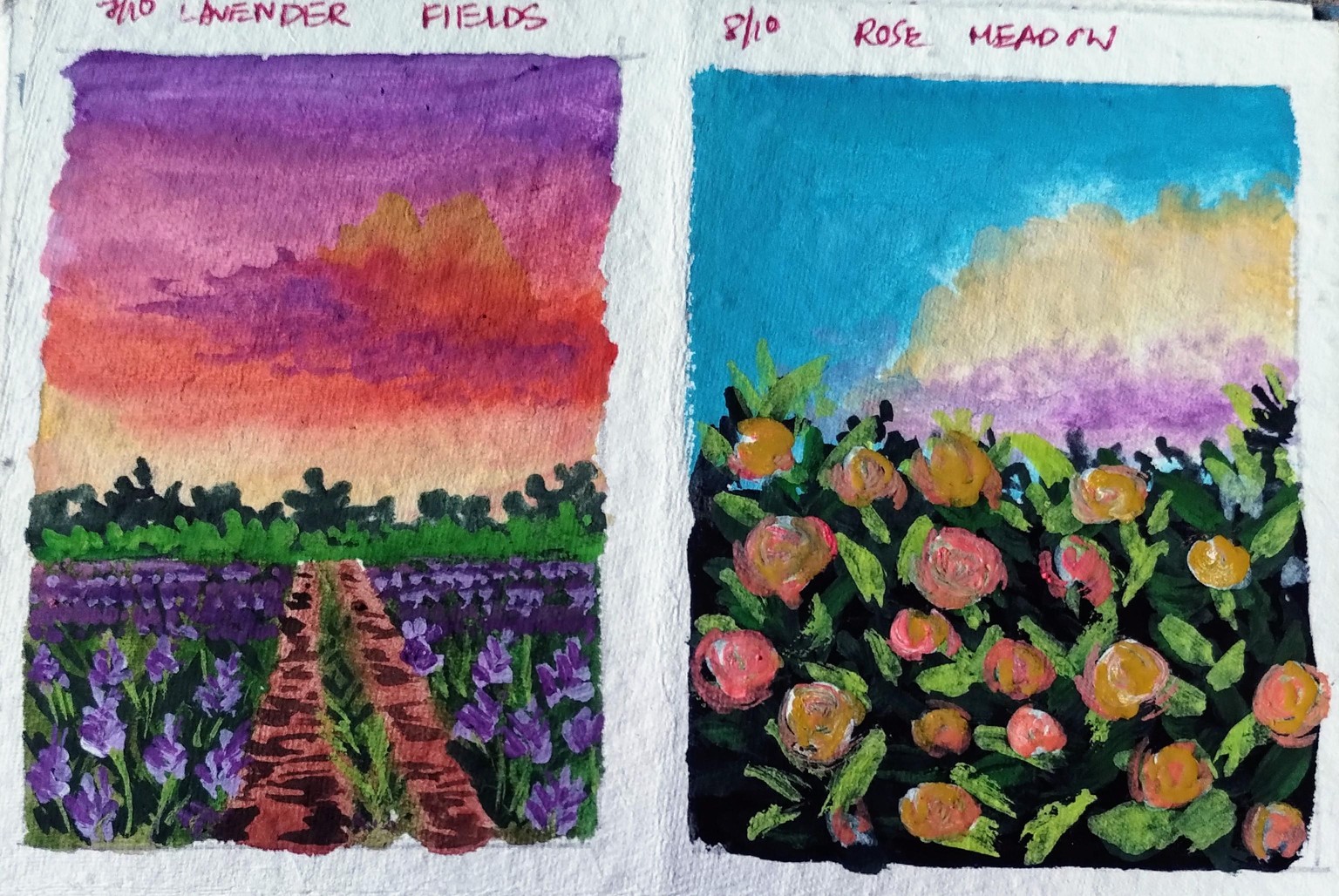 Meadow painting with Umashree - image 2 - student project