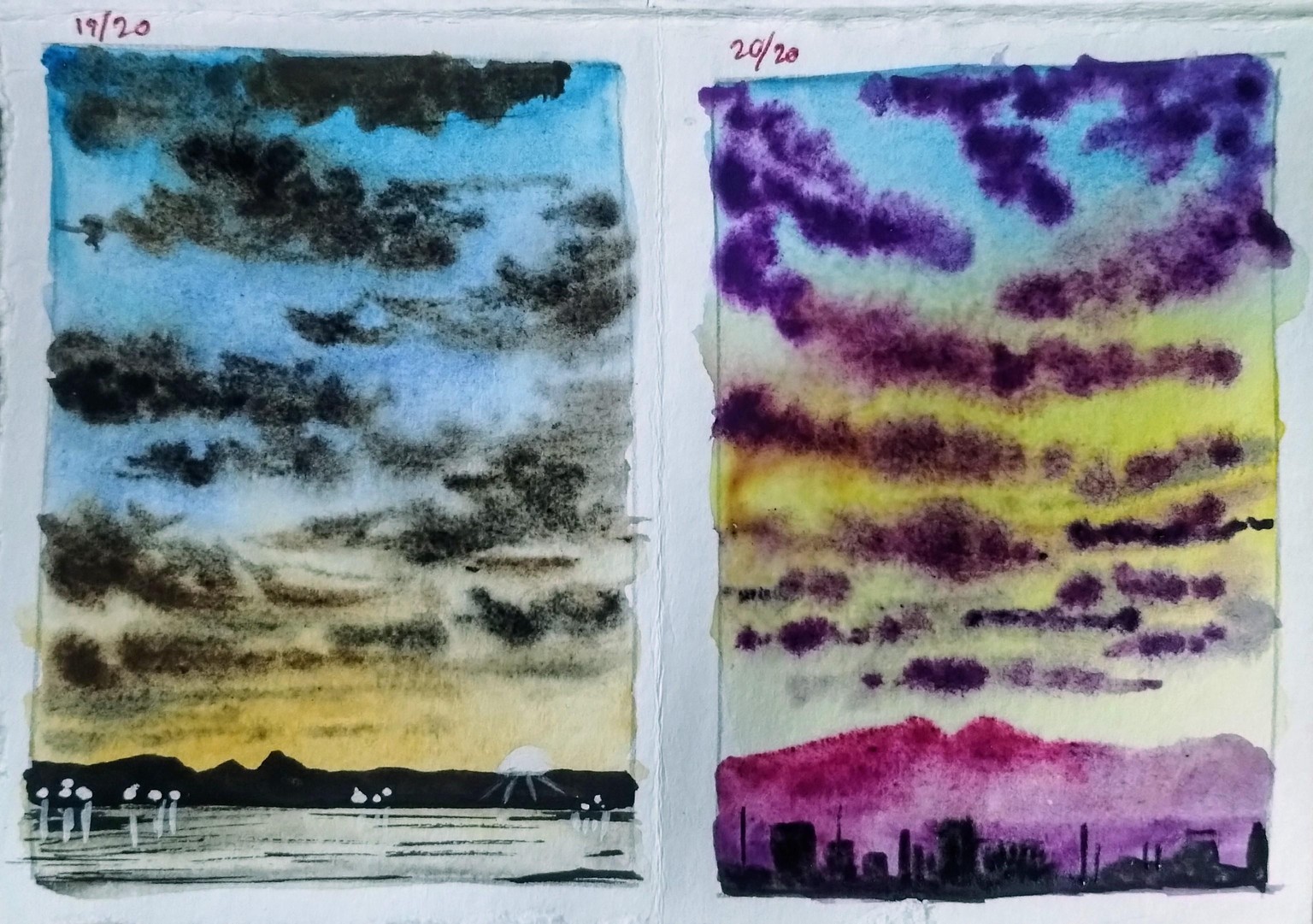 20 days Skyscape challenge with Dhritikana - image 1 - student project