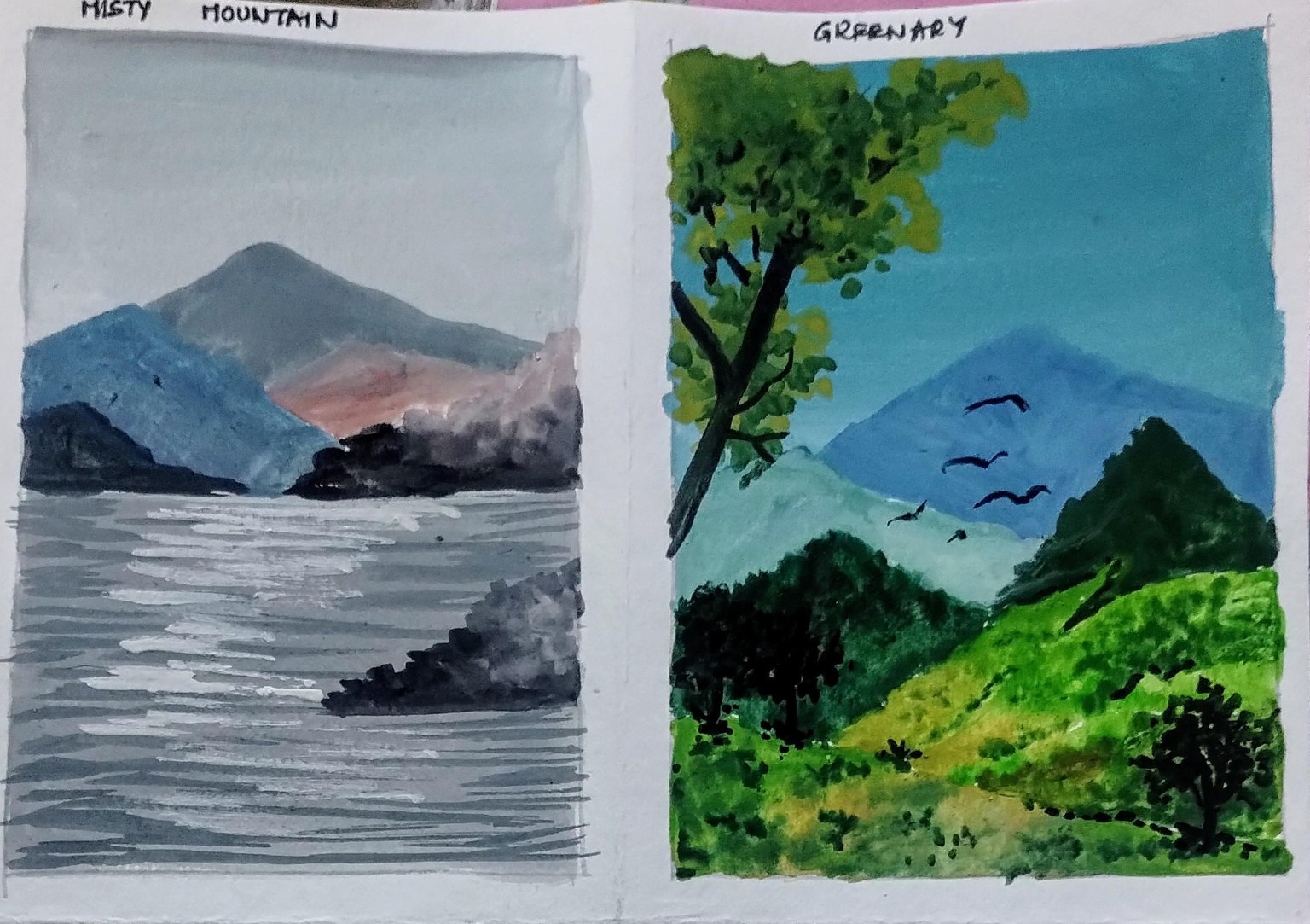 Master gouache landscape with femvisionary - image 4 - student project
