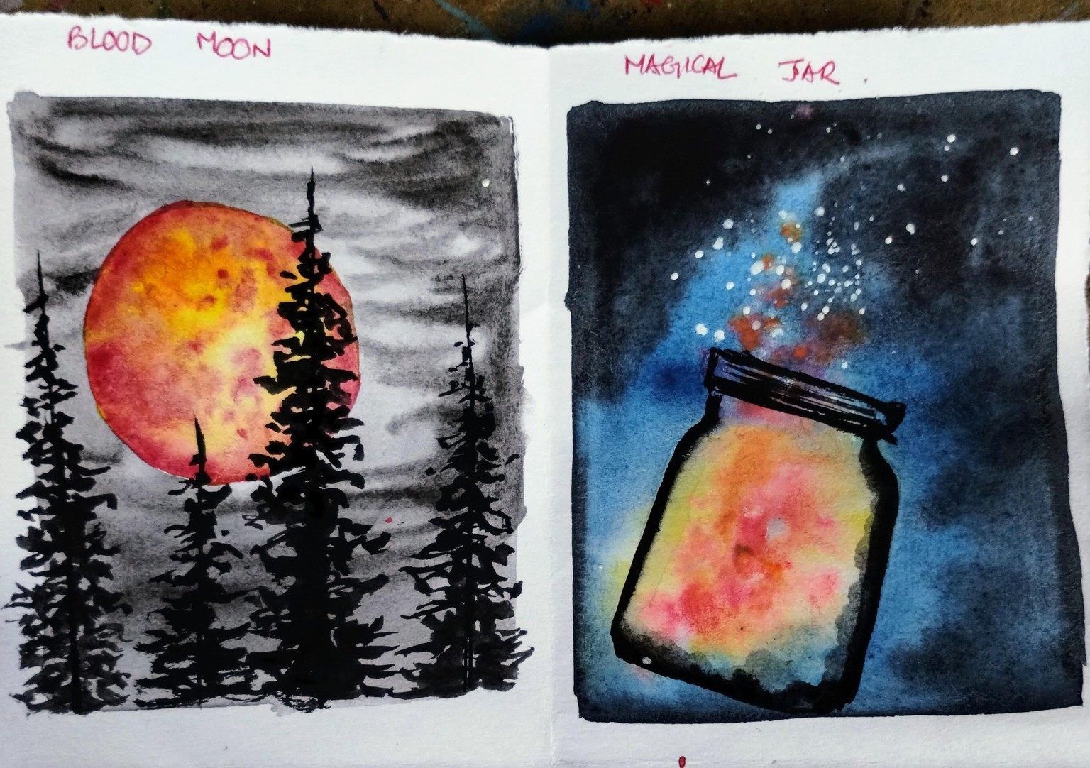 Aesthetic Silhouette painting with Trisha - image 5 - student project